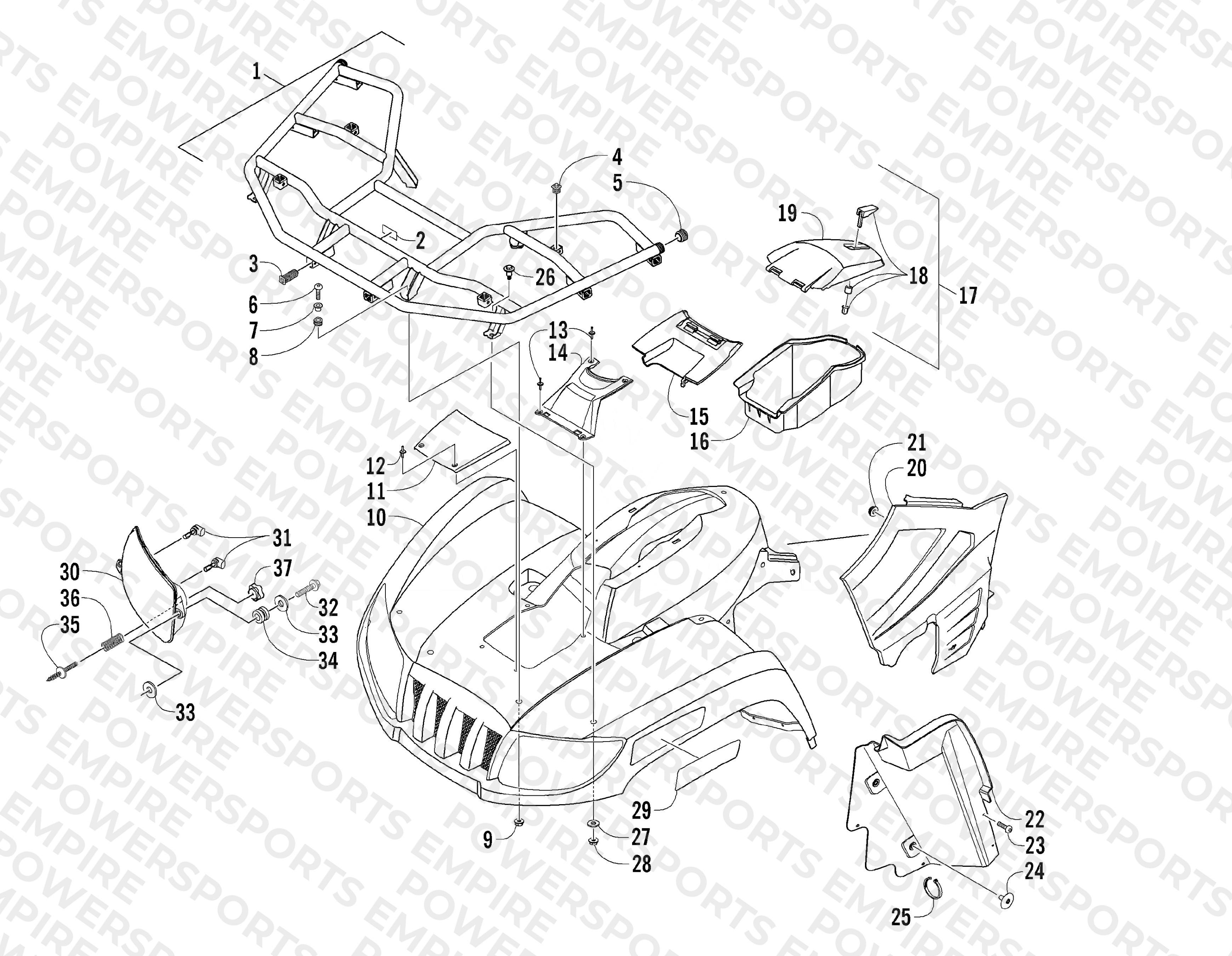 FRONT BODY PANEL ASSEMBLY
