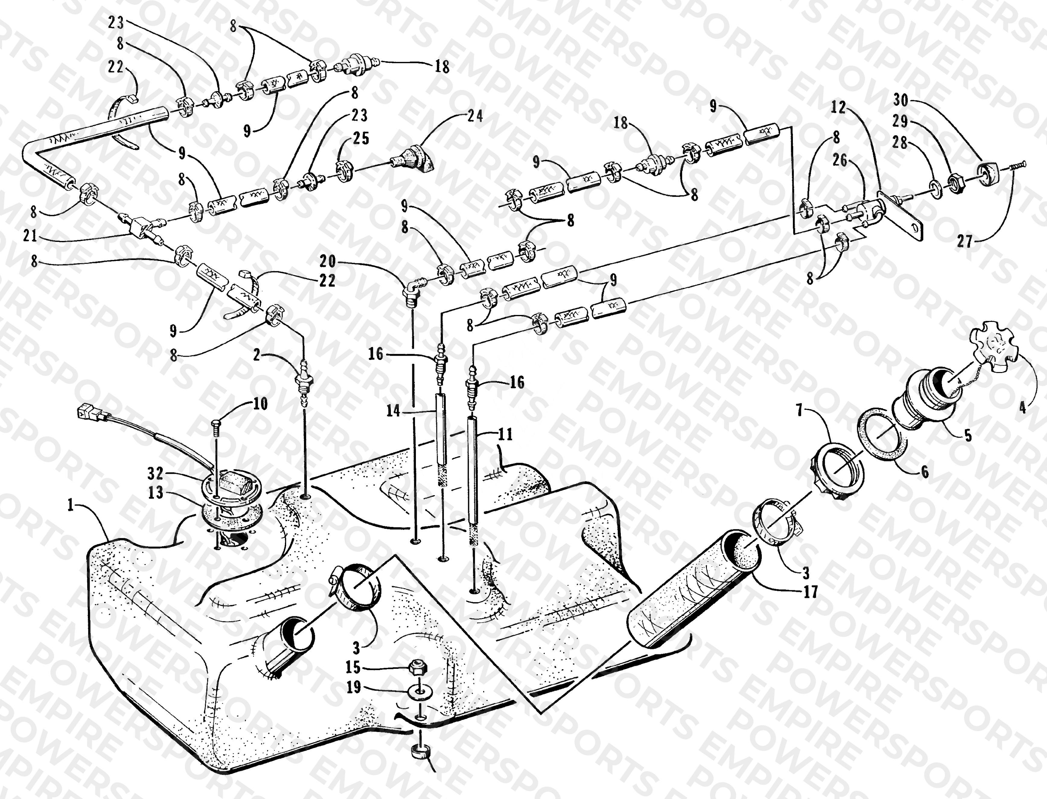 GAS TANK ASSEMBLY