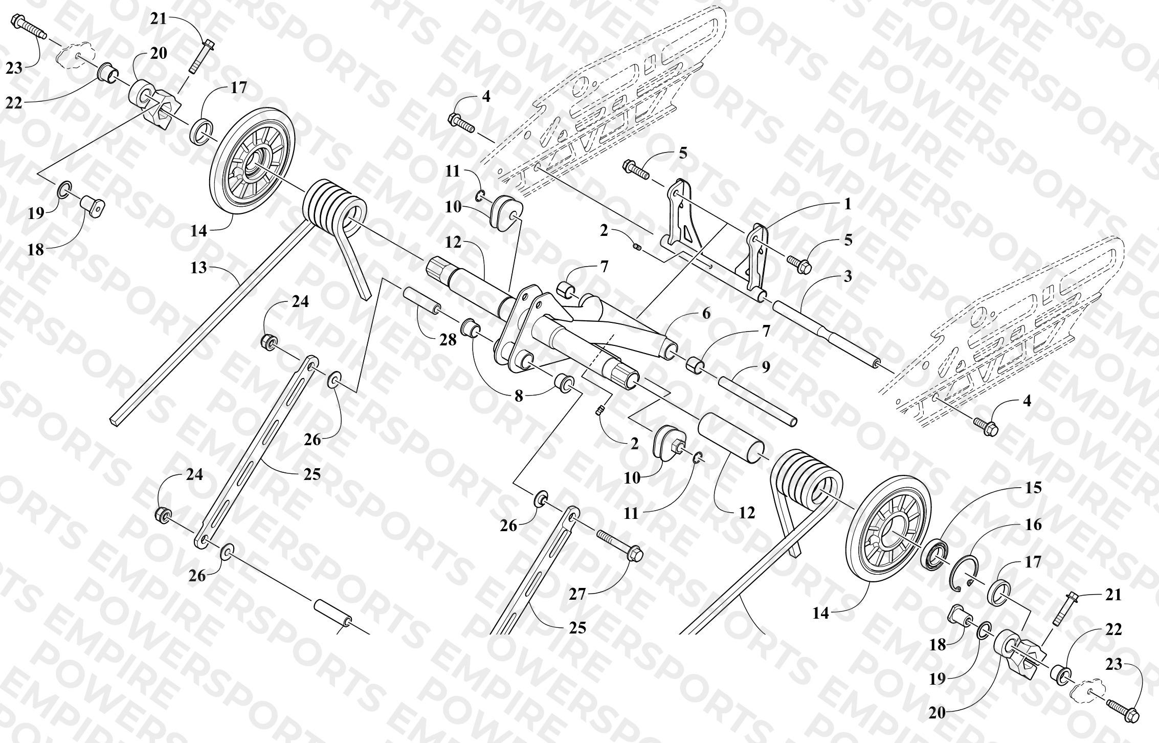 REAR SUSPENSION REAR ARM ASSEMBLY