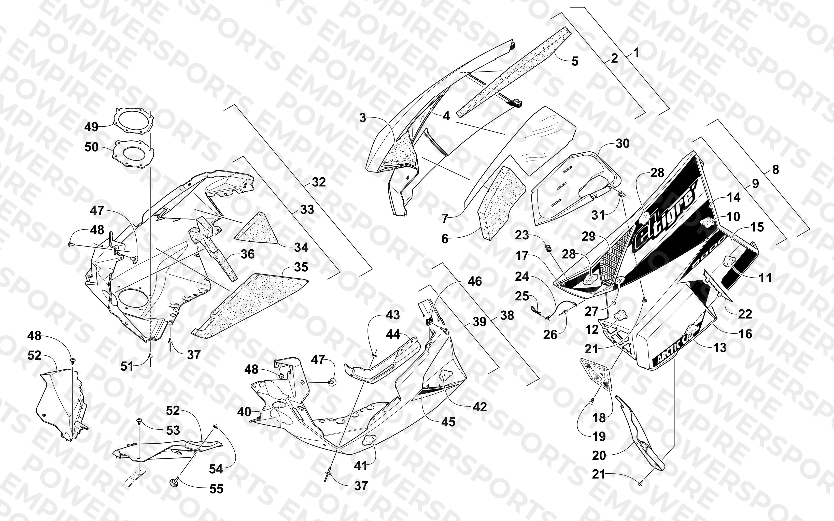 SKID PLATE AND SIDE PANEL ASSEMBLY