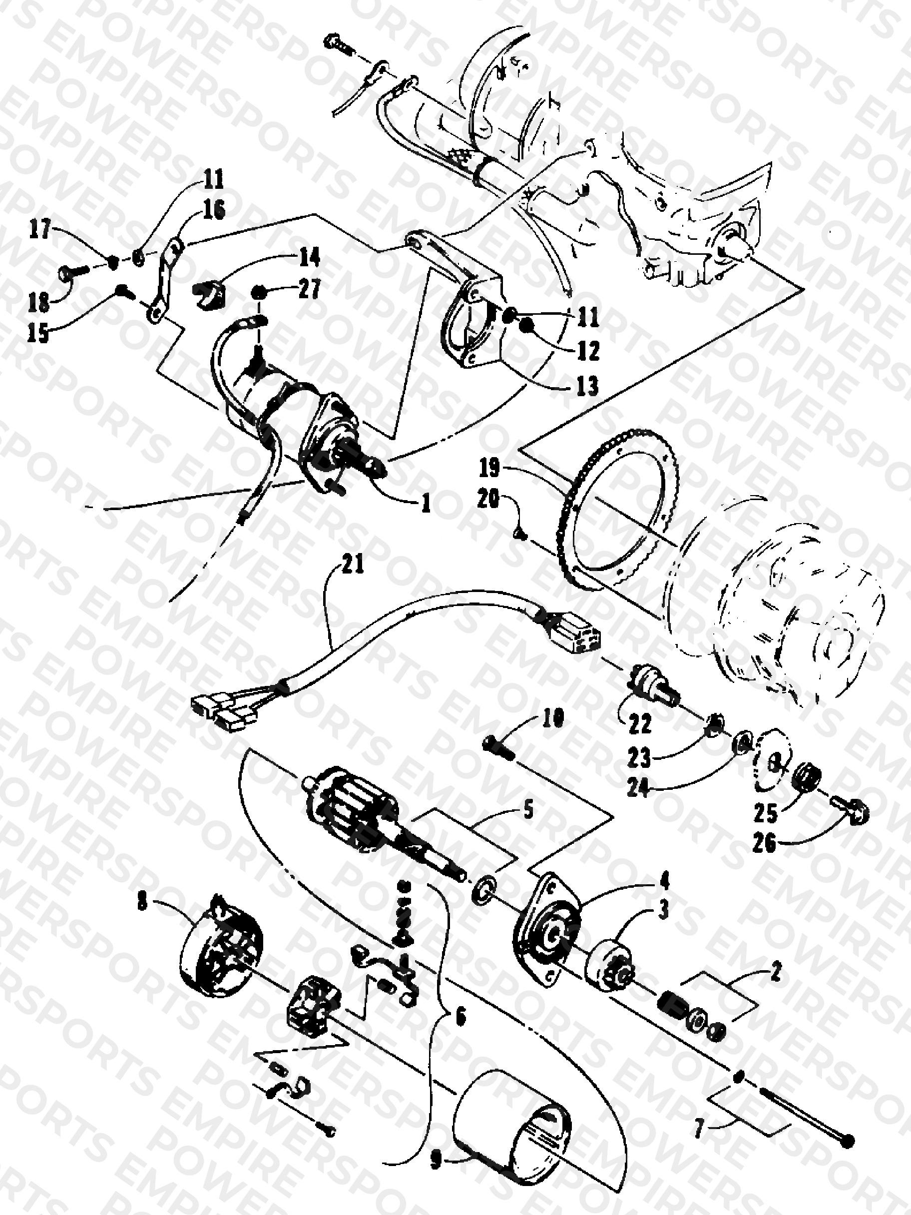 ELECTRIC START ASSEMBLY