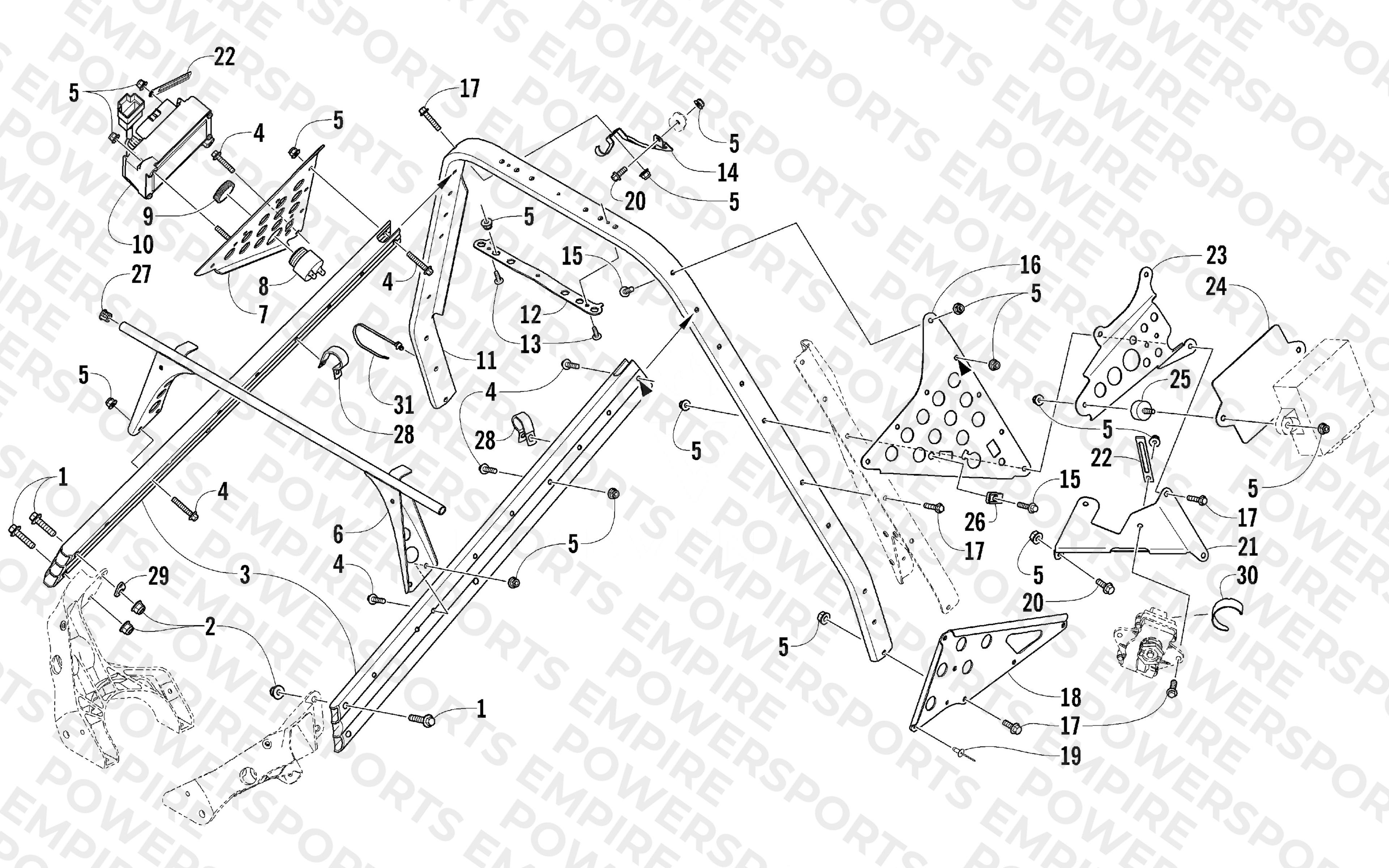 STEERING SUPPORT ASSEMBLY