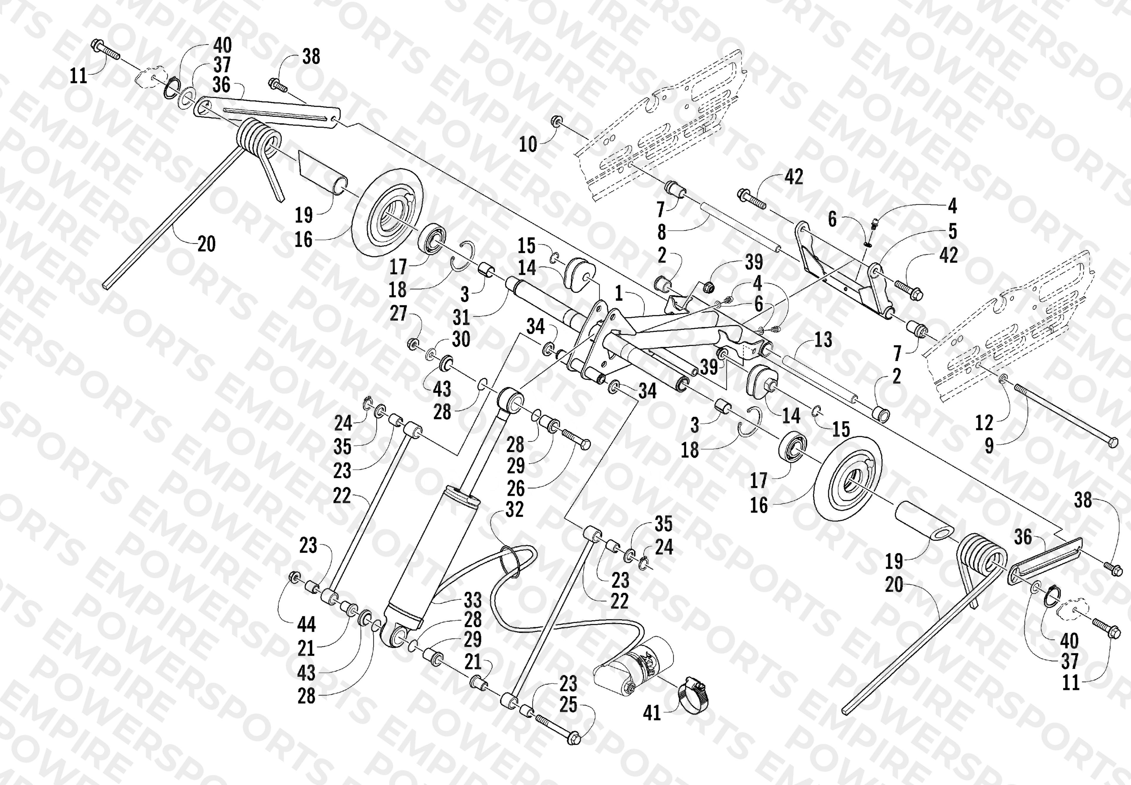 REAR SUSPENSION REAR ARM ASSEMBLY