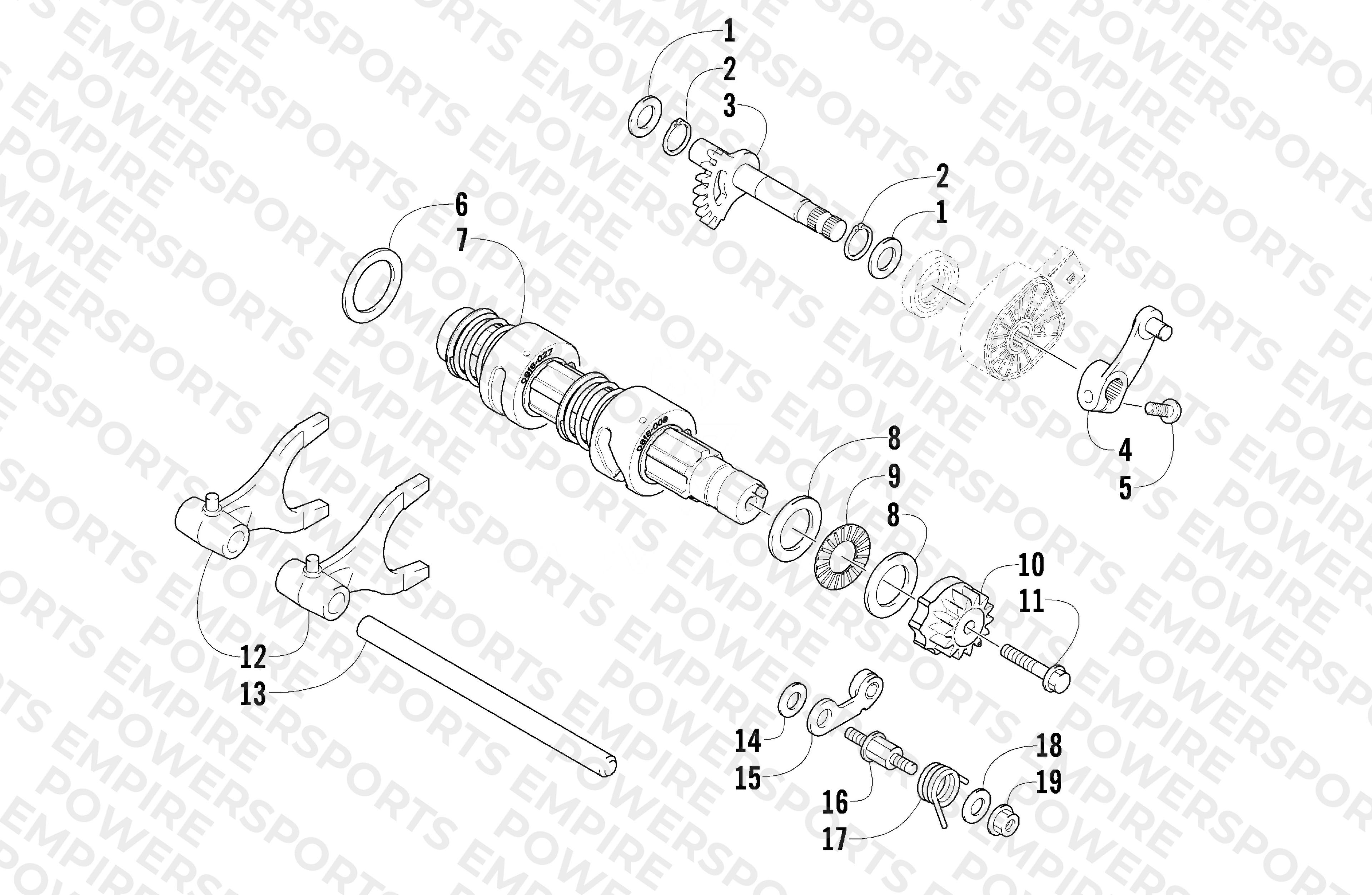 GEAR SHIFTING ASSEMBLY
