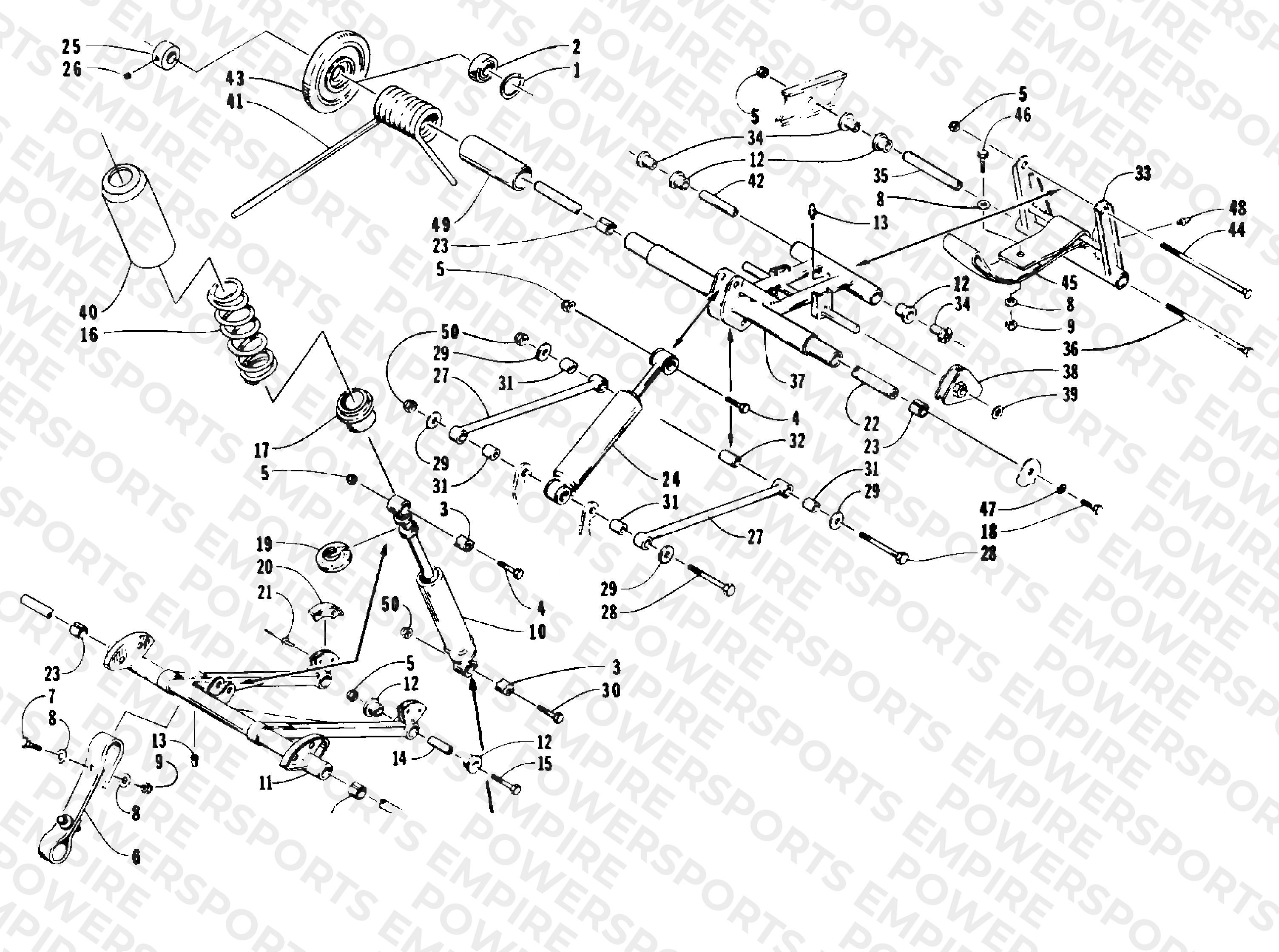 REAR SUSPENSION ARM ASSEMBLIES