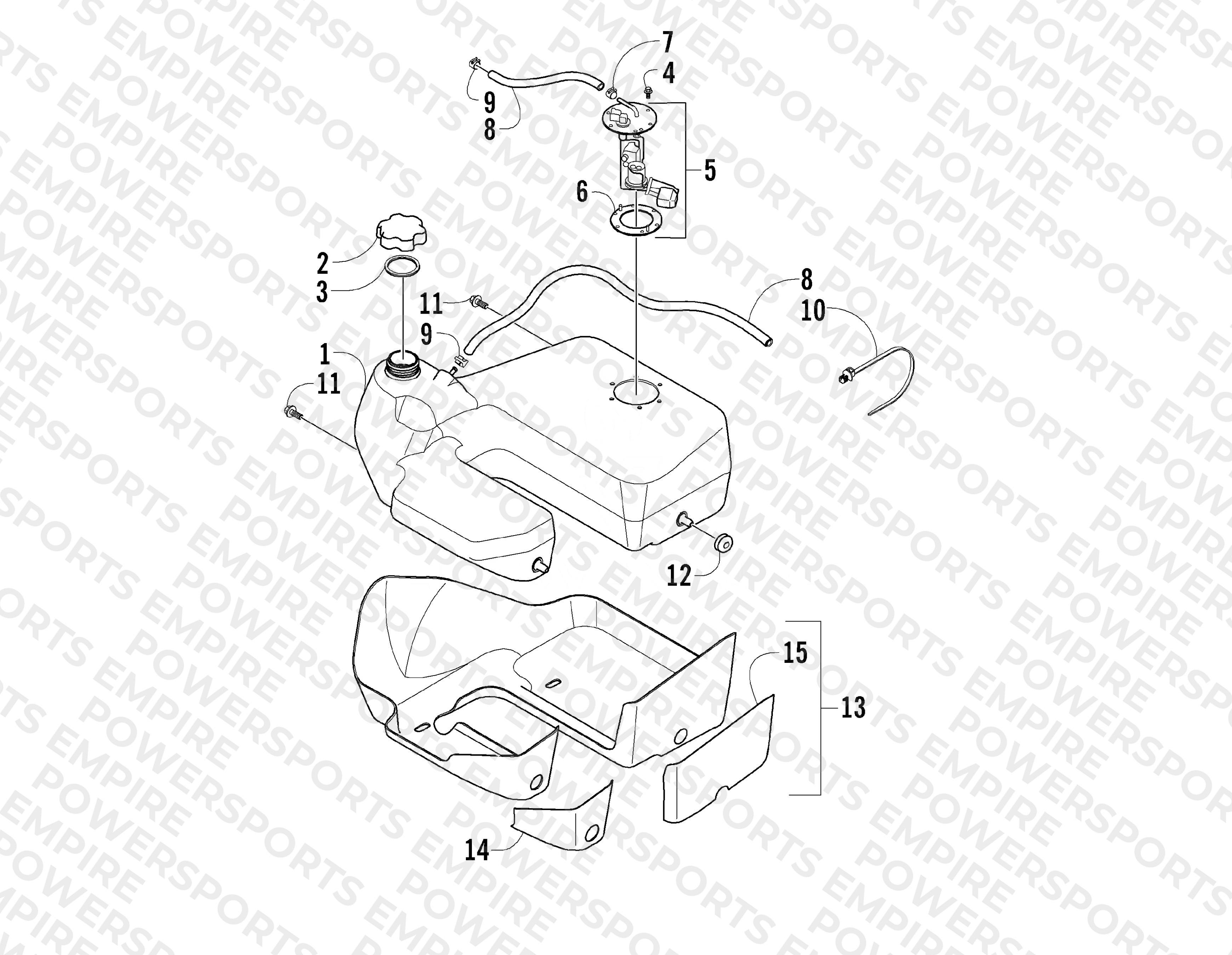 GAS TANK ASSEMBLY