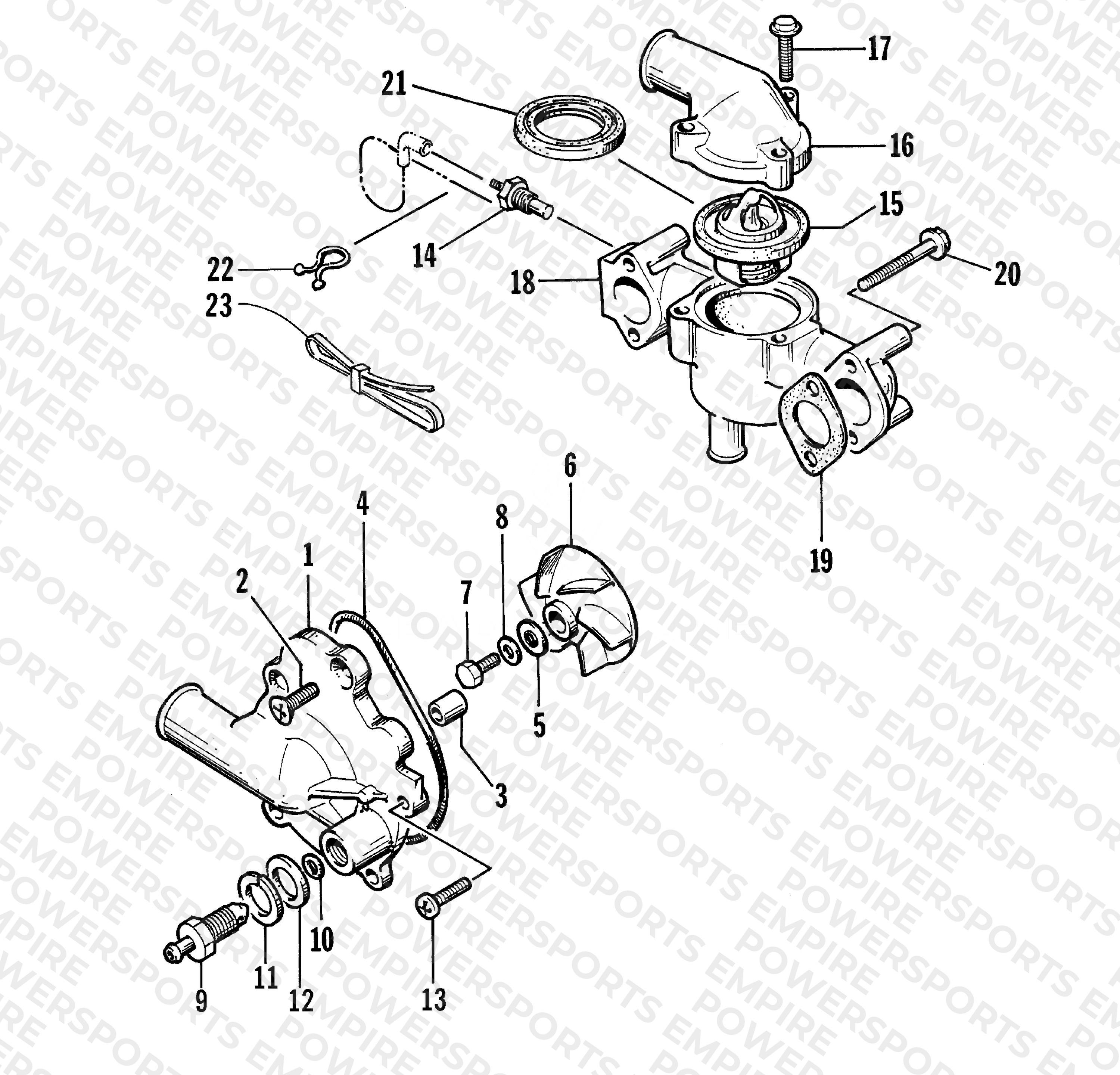 WATER PUMP/WATER MANIFOLD