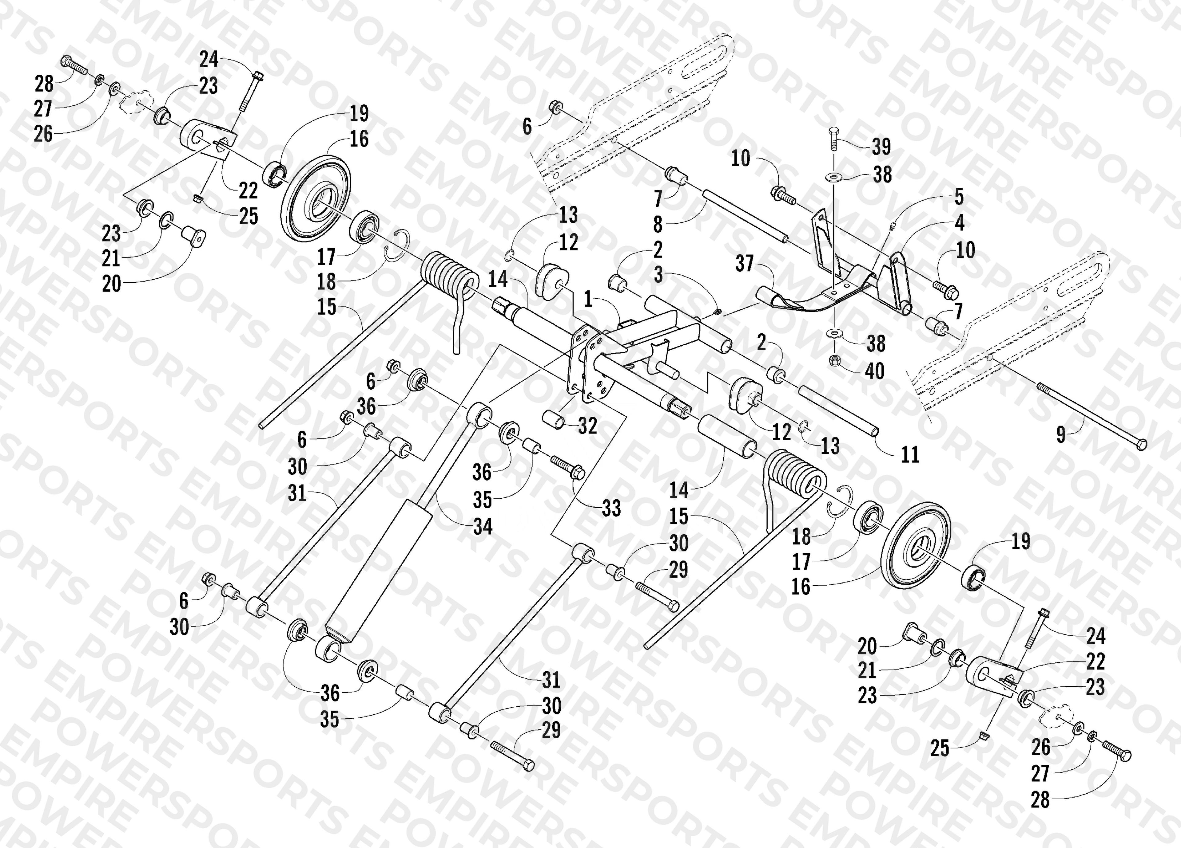 REAR SUSPENSION REAR ARM ASSEMBLY