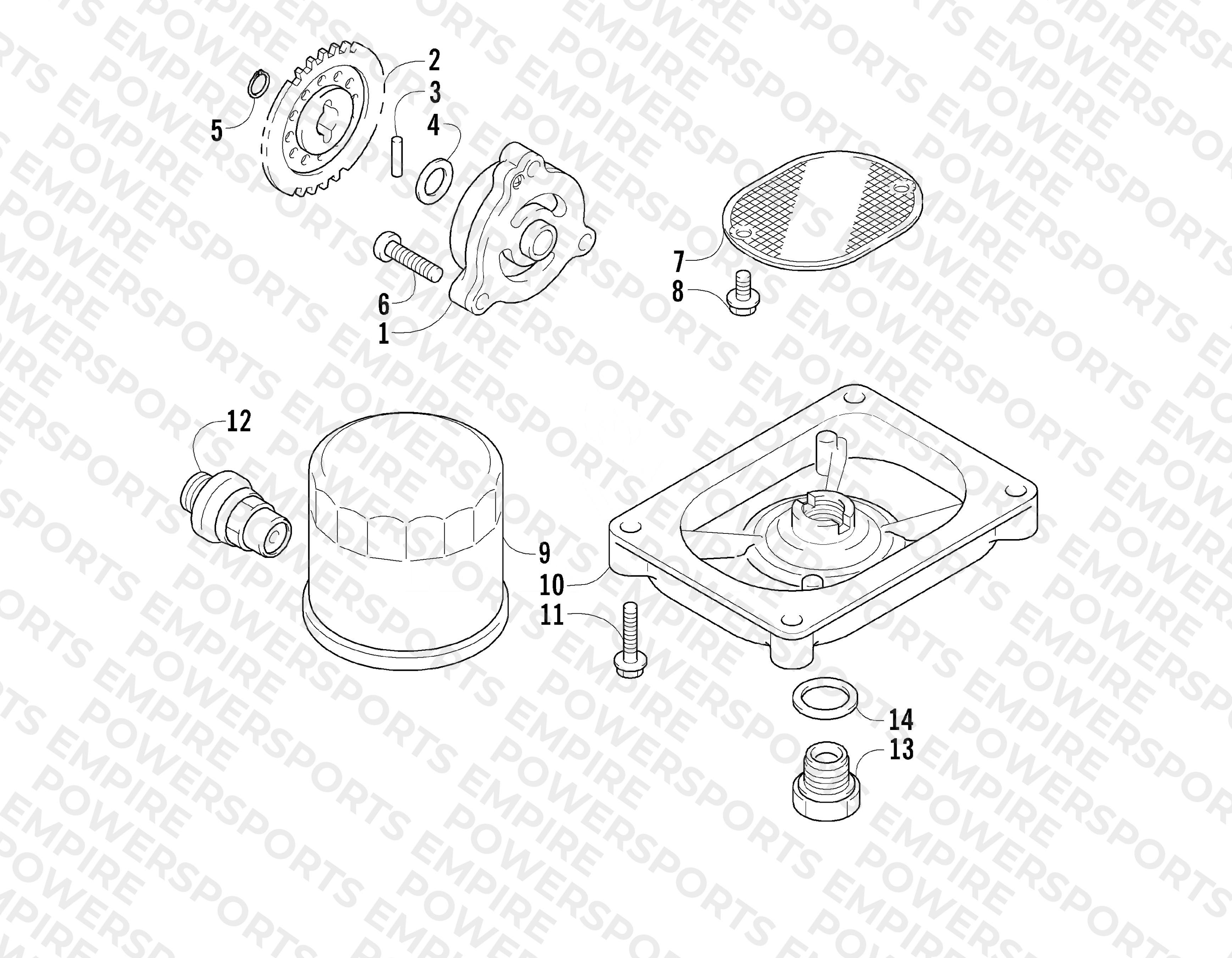 OIL FILTER/PUMP ASSEMBLY