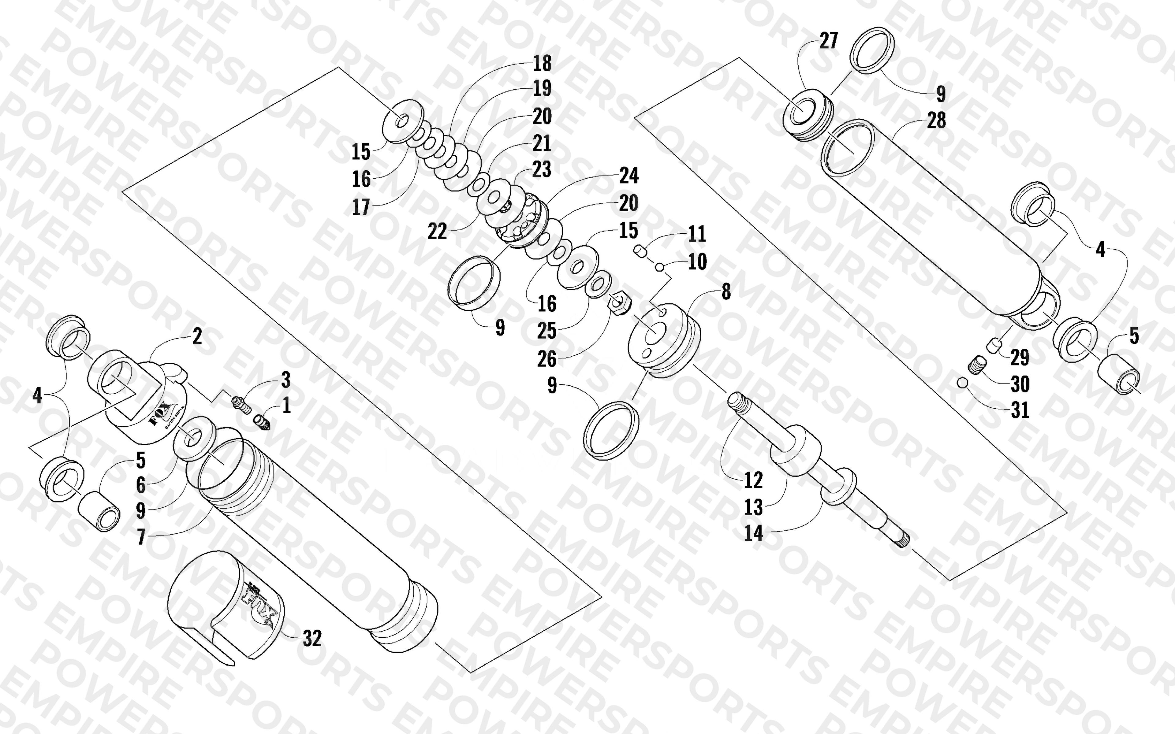 FRONT SUSPENSION SHOCK ABSORBER