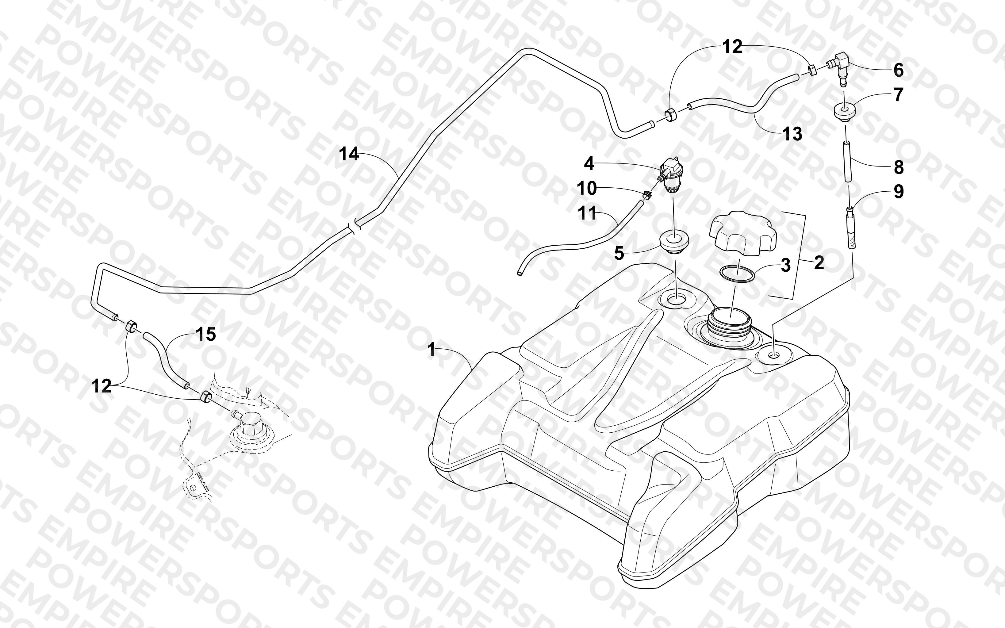 AUXILIARY GAS TANK ASSEMBLY