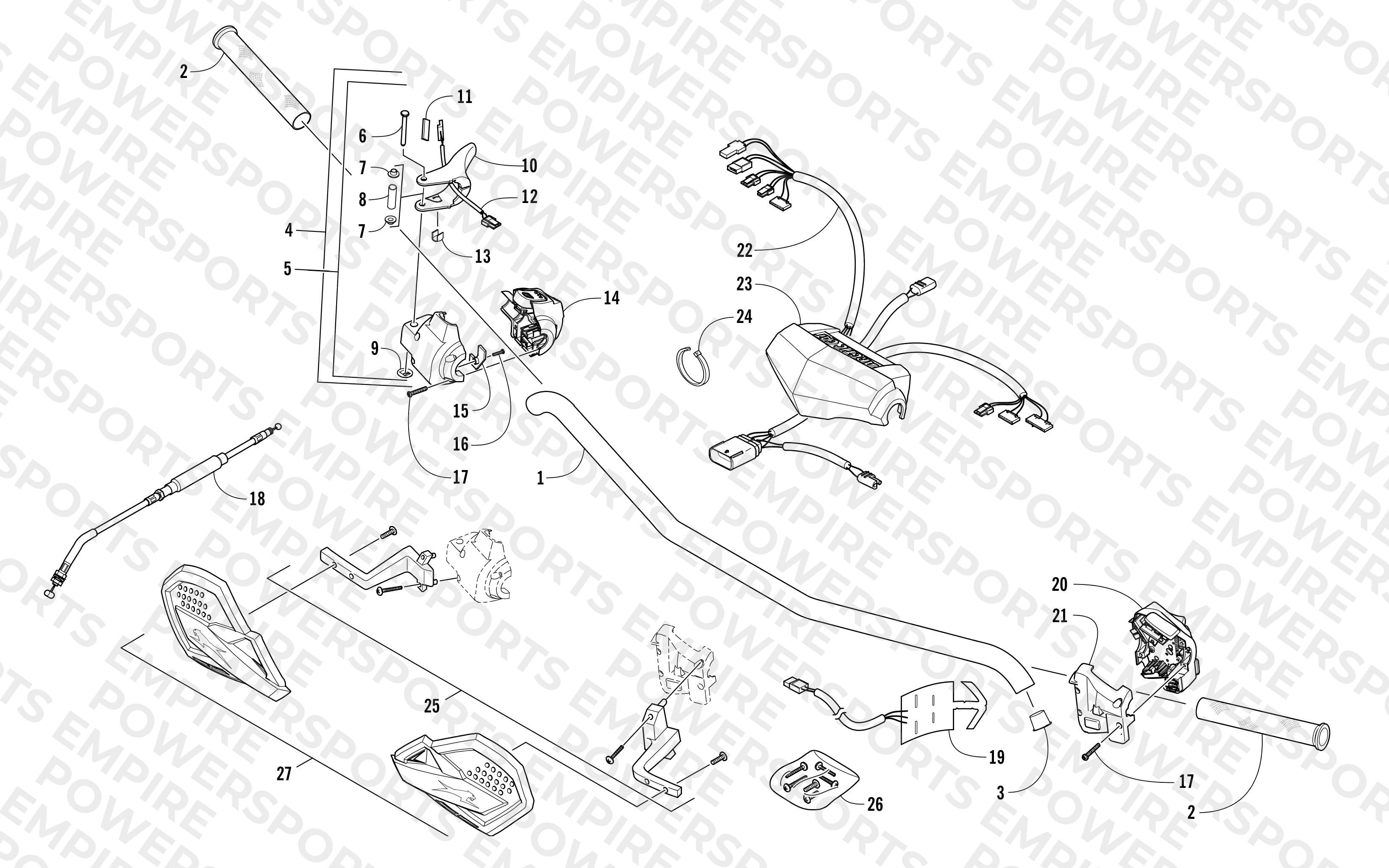 HANDLEBAR AND CONTROLS