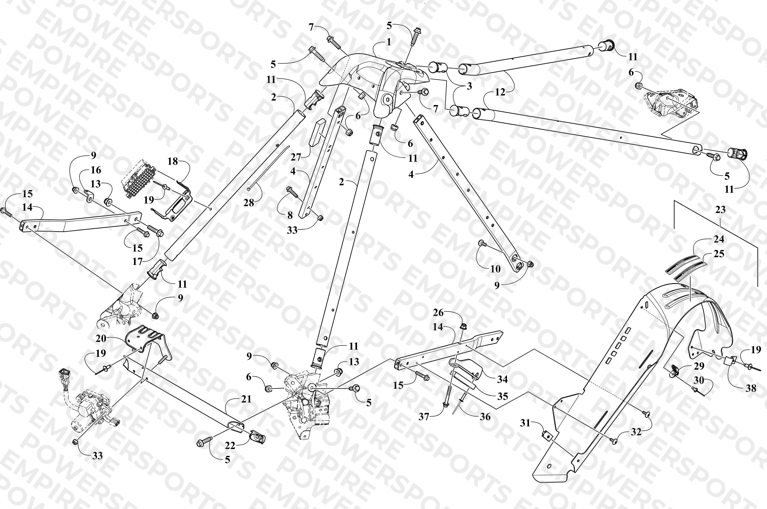 STEERING SUPPORT ASSEMBLY