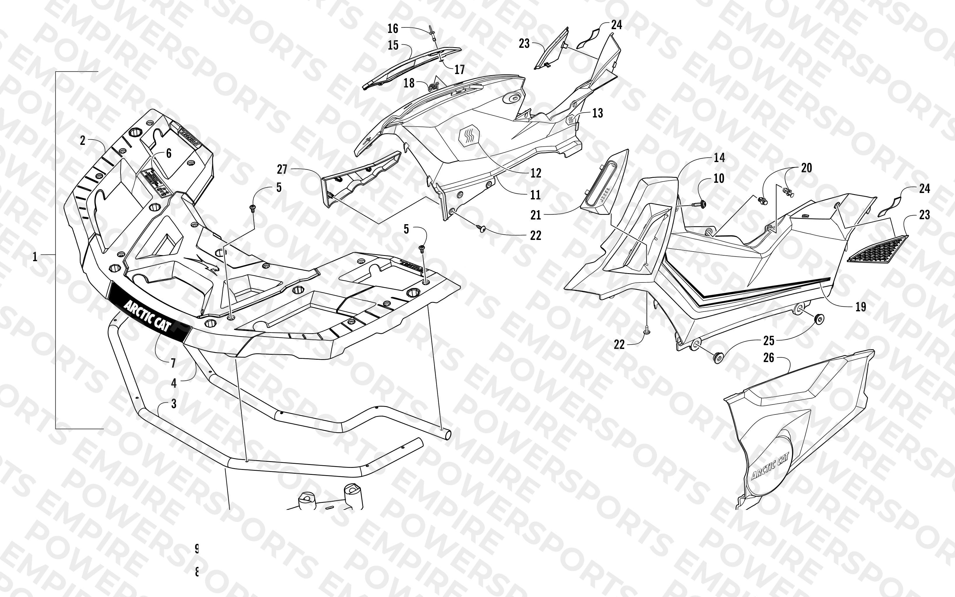 FRONT RACK AND SIDE PANEL ASSEMBLIES