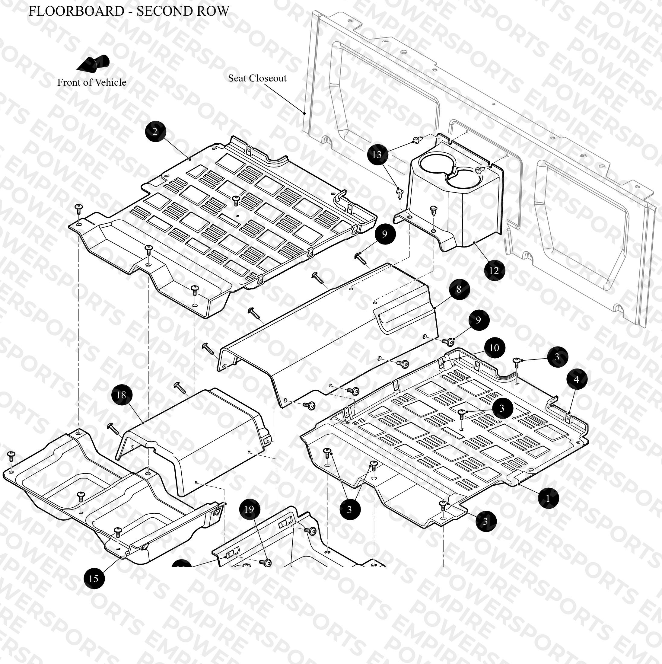 REAR FLOORBOARD