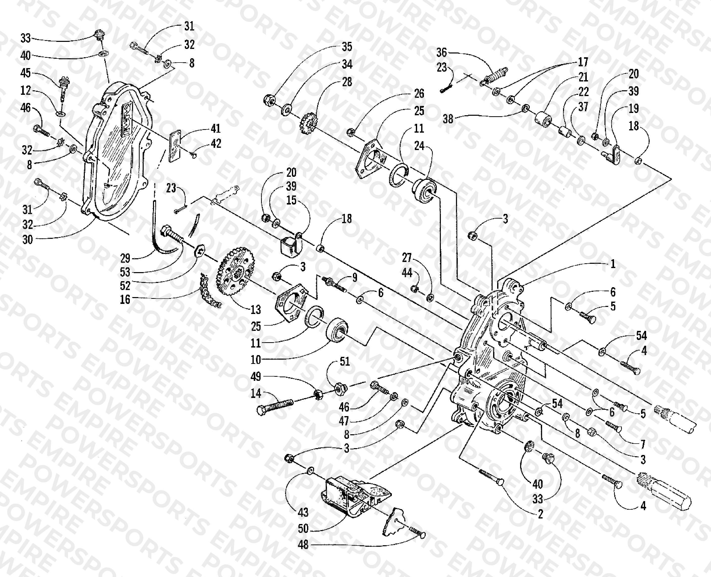 DRIVE/DROPCASE ASSEMBLY