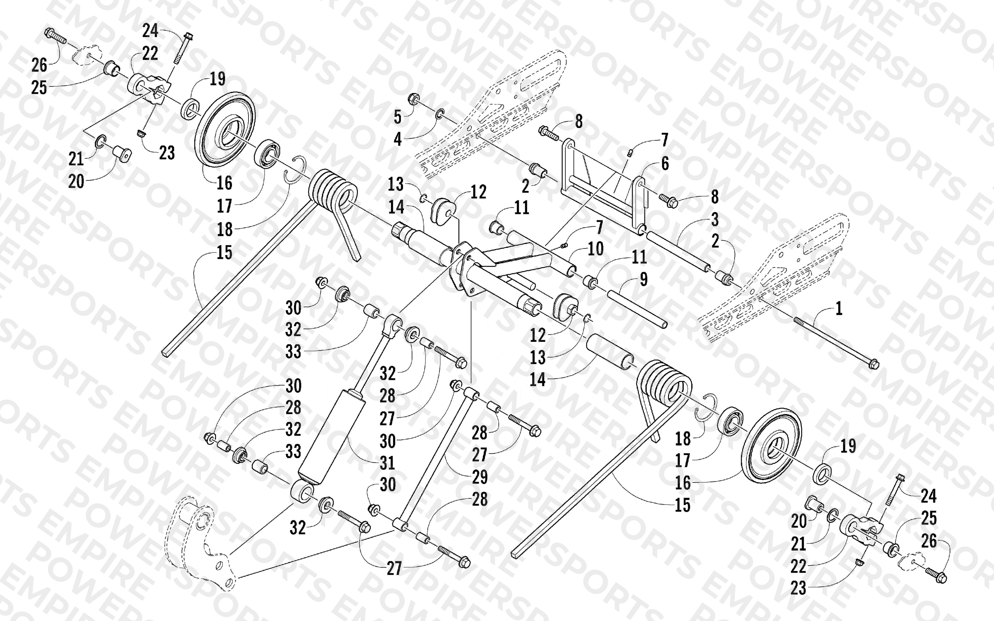 REAR SUSPENSION REAR ARM ASSEMBLY