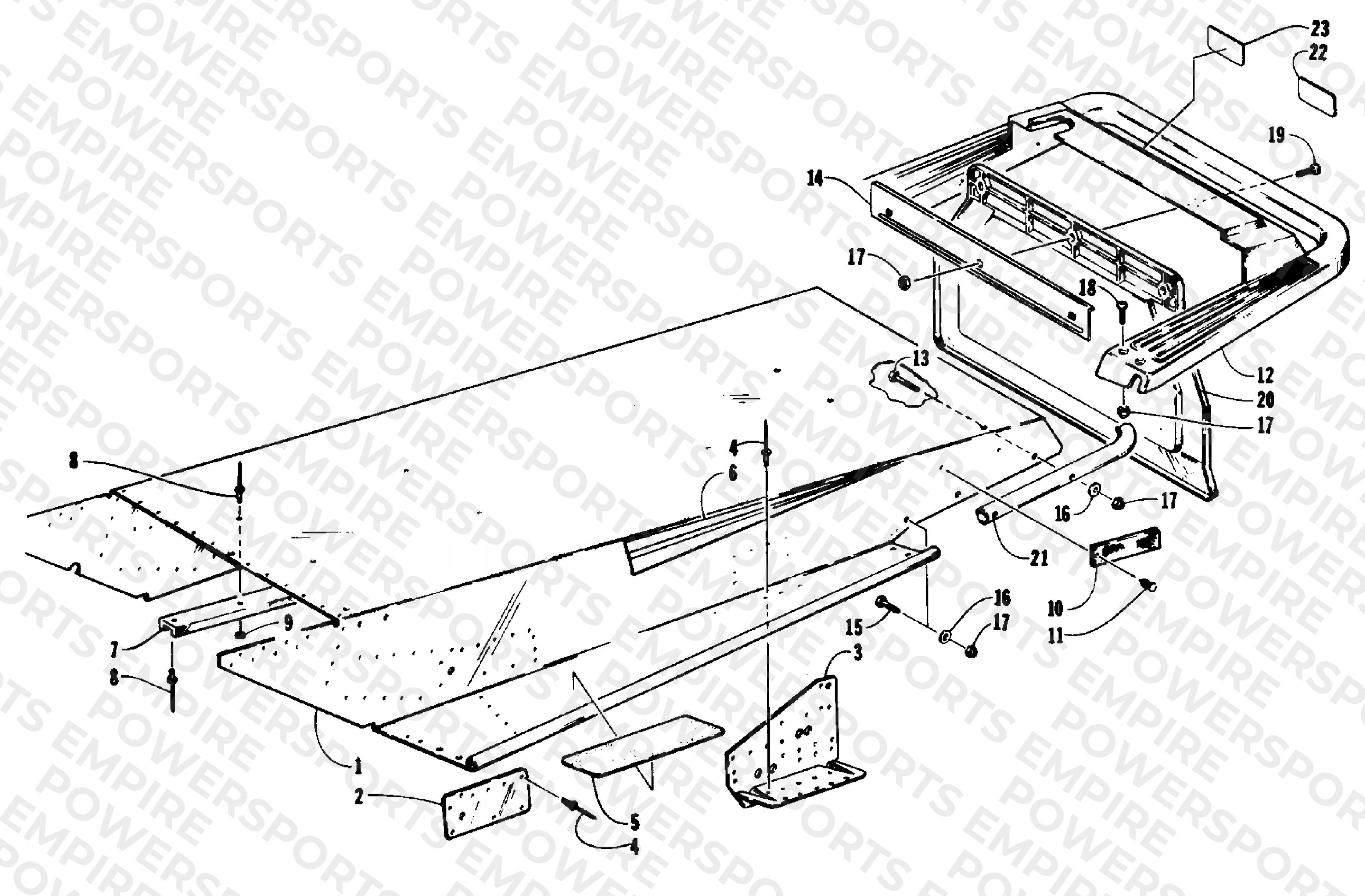 TUNNEL AND REAR BUMPER