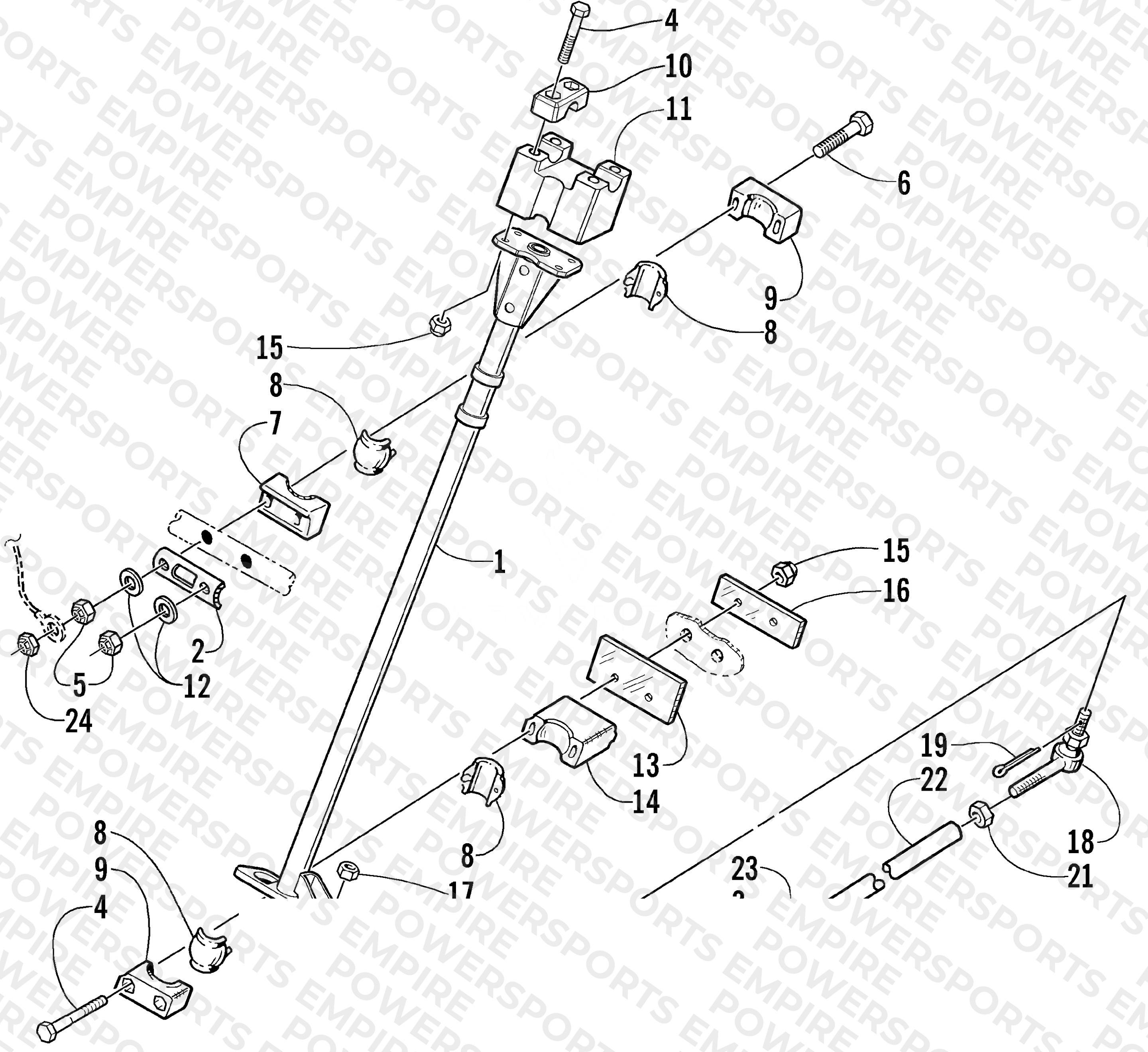 STEERING POST ASSEMBLY