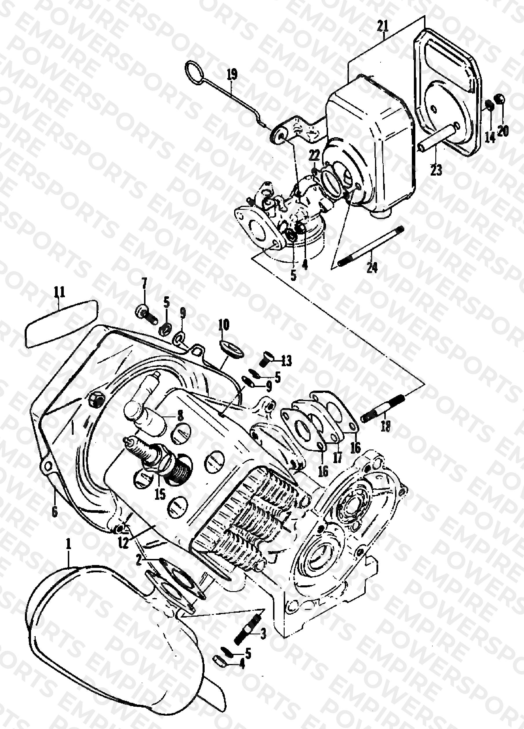 MUFFLER, COWLING AND SILENCER