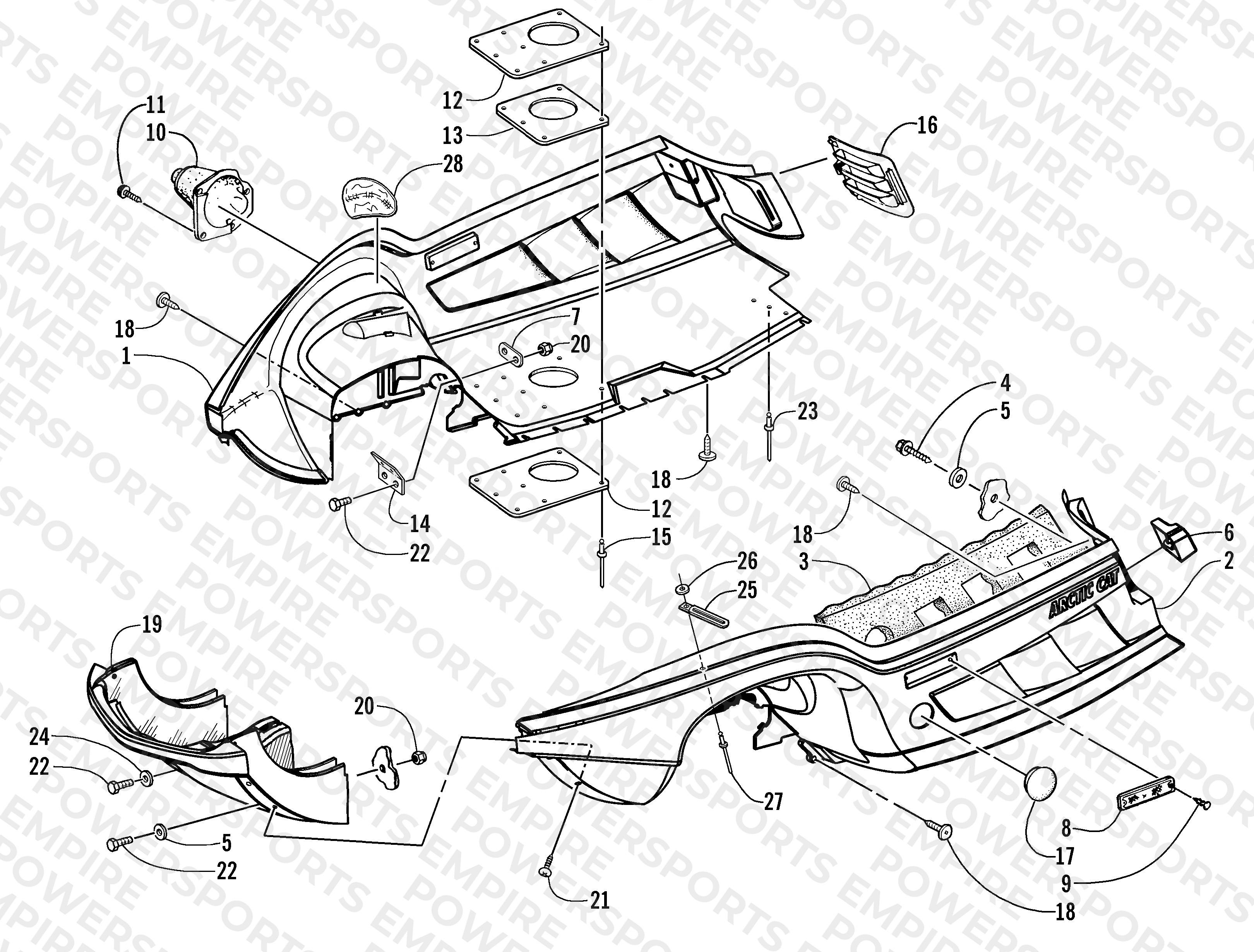 BELLY PAN AND FRONT BUMPER ASSEMBLY