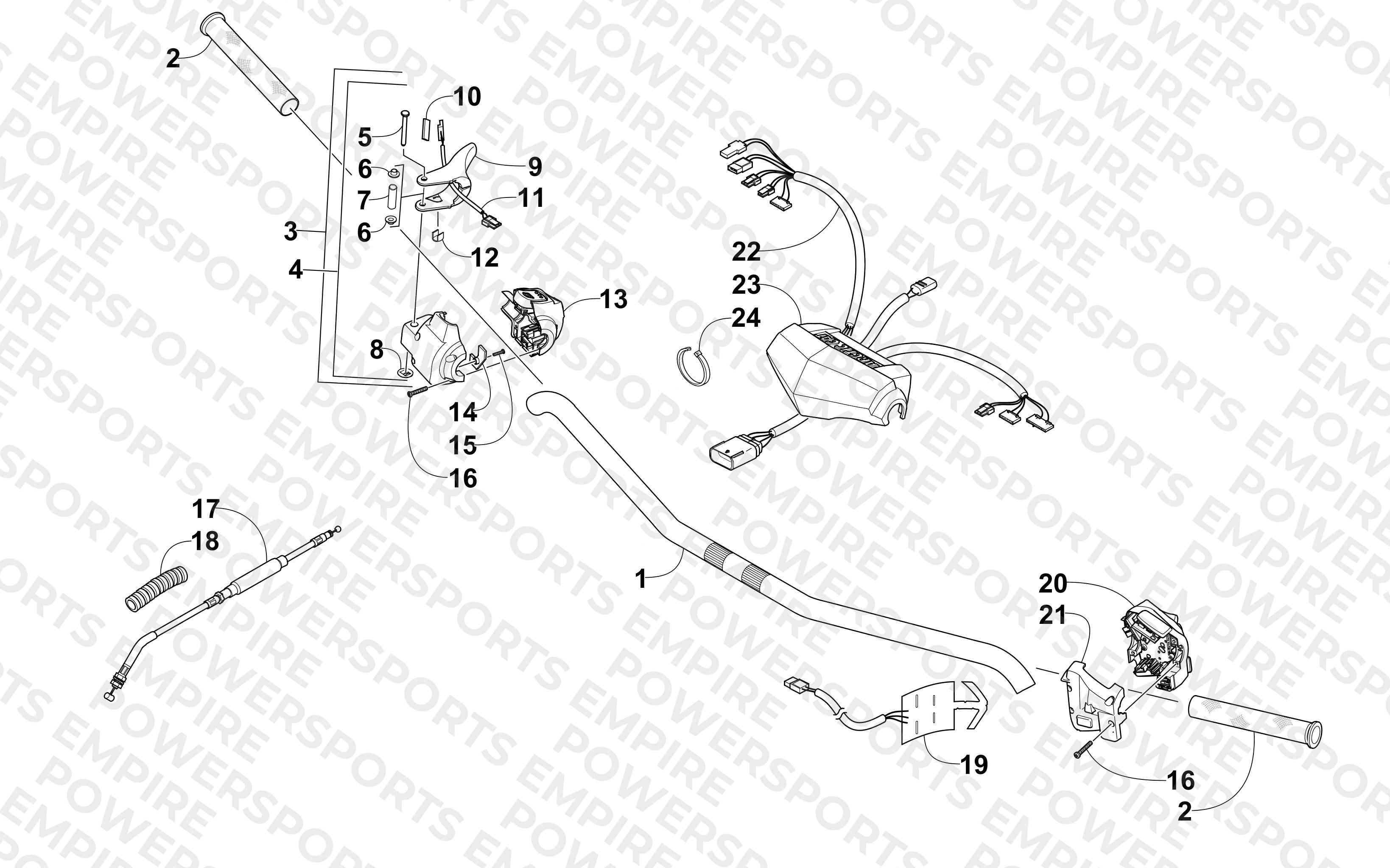 HANDLEBAR AND CONTROLS