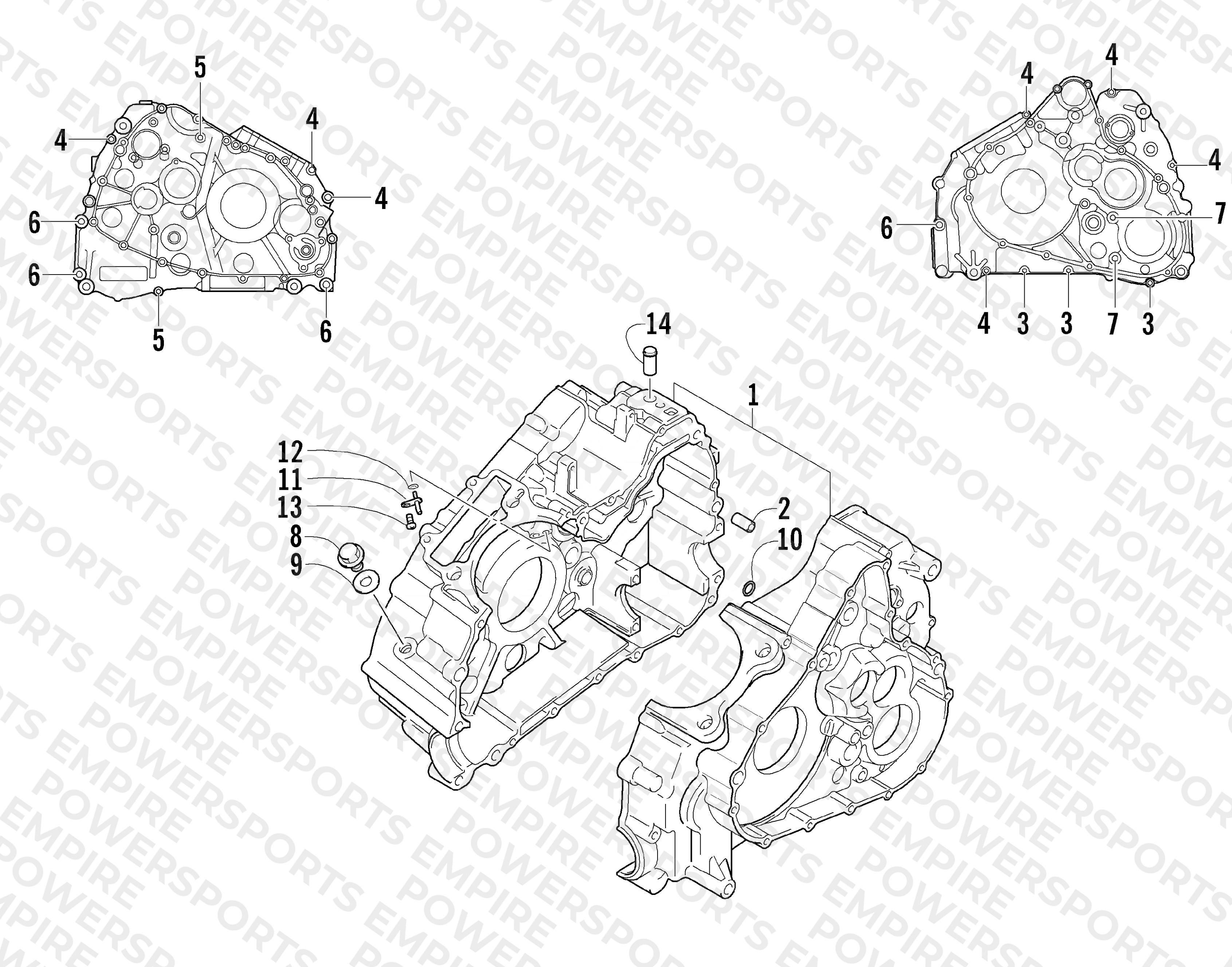 CRANKCASE ASSEMBLY