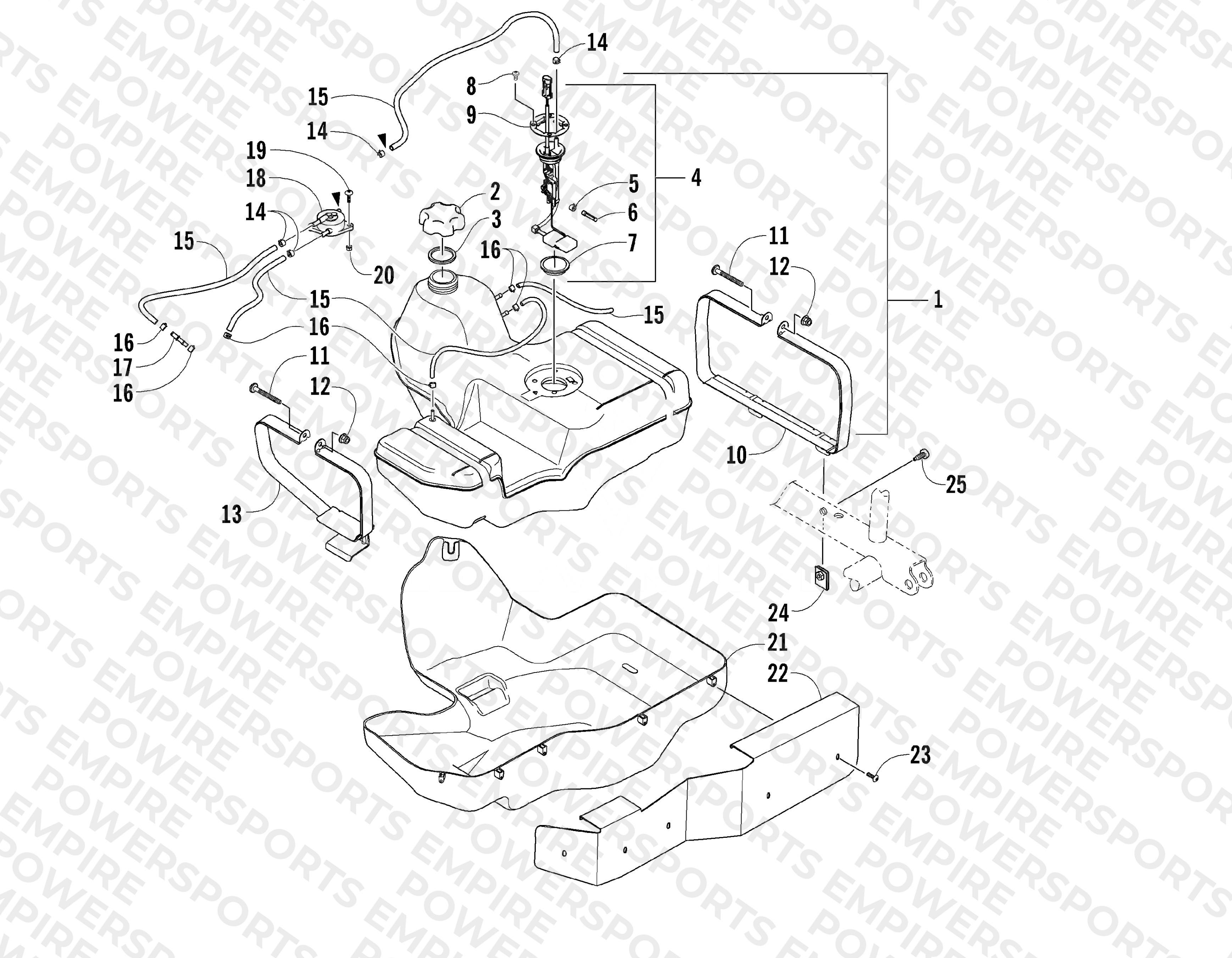GAS TANK ASSEMBLY