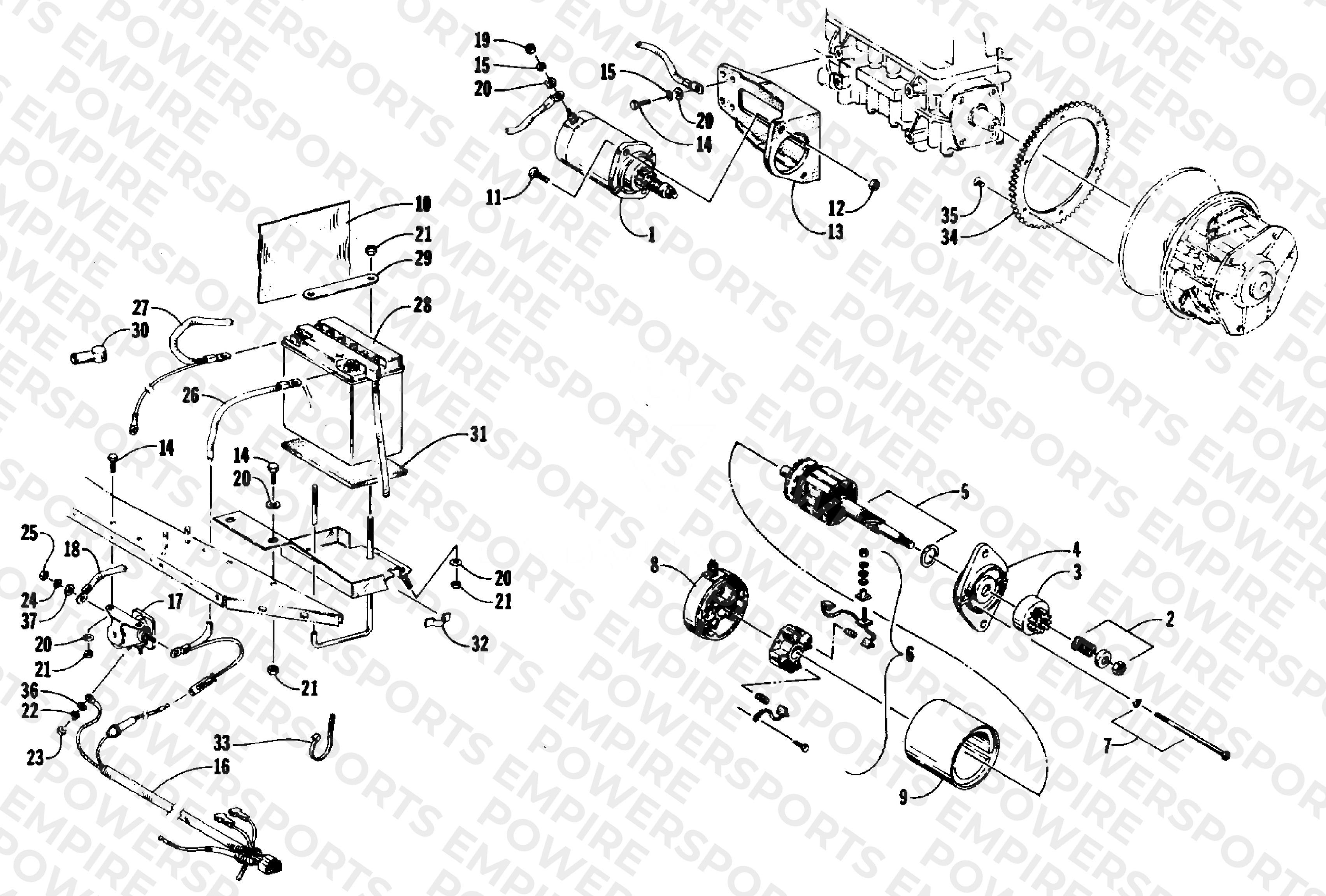 ELECTRIC START ASSEMBLY