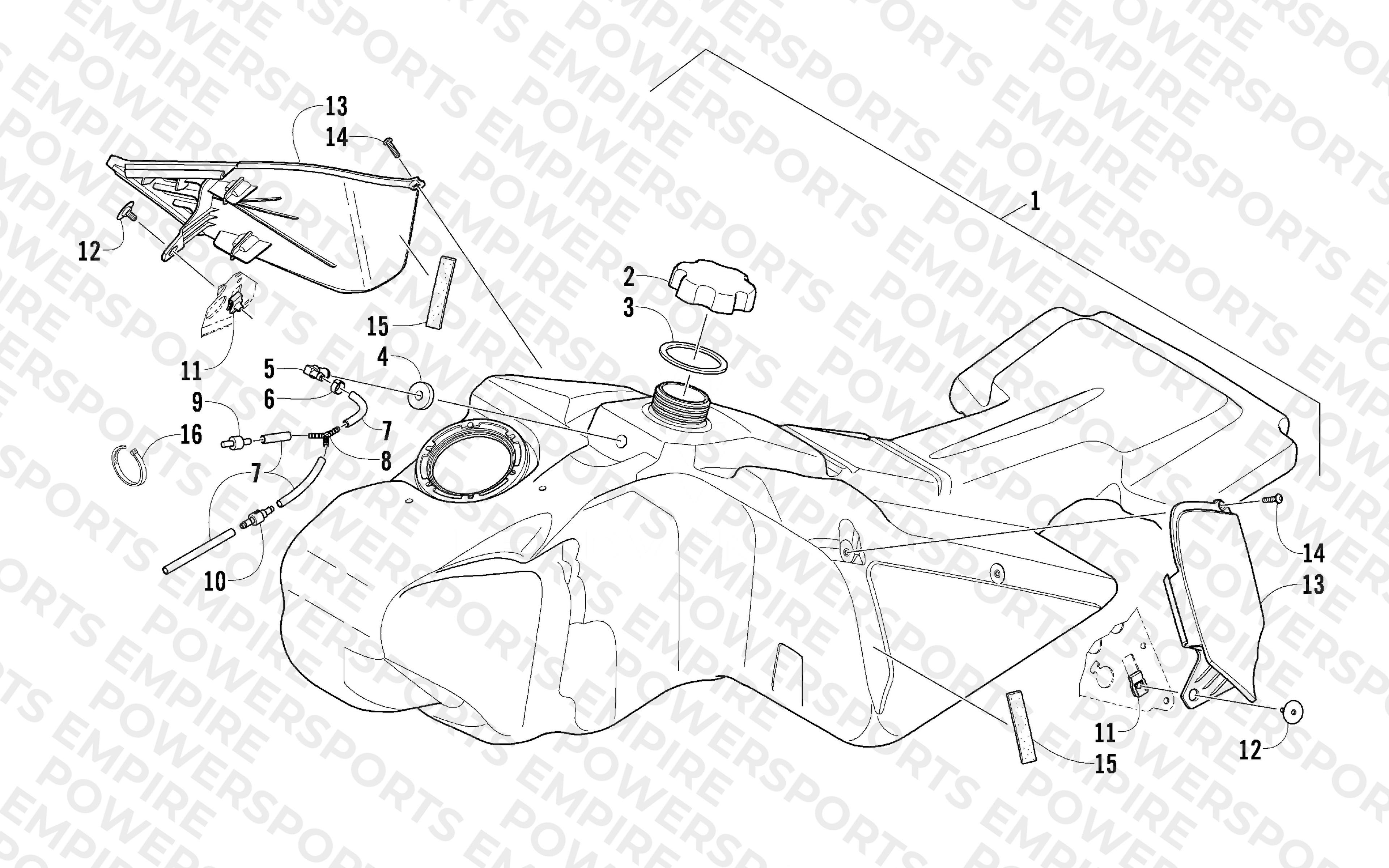 GAS TANK ASSEMBLY