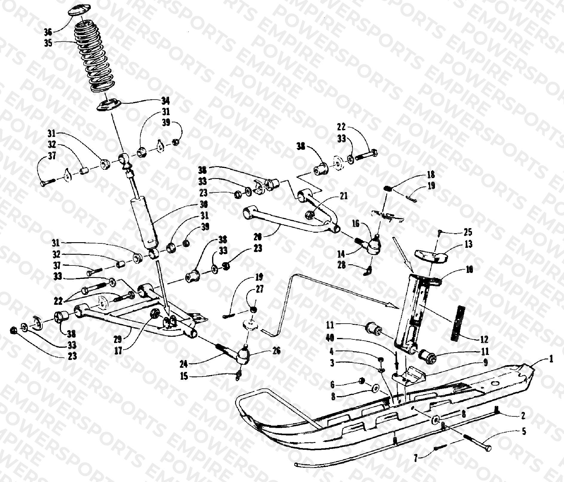 SKI AND FRONT SUSPENSION