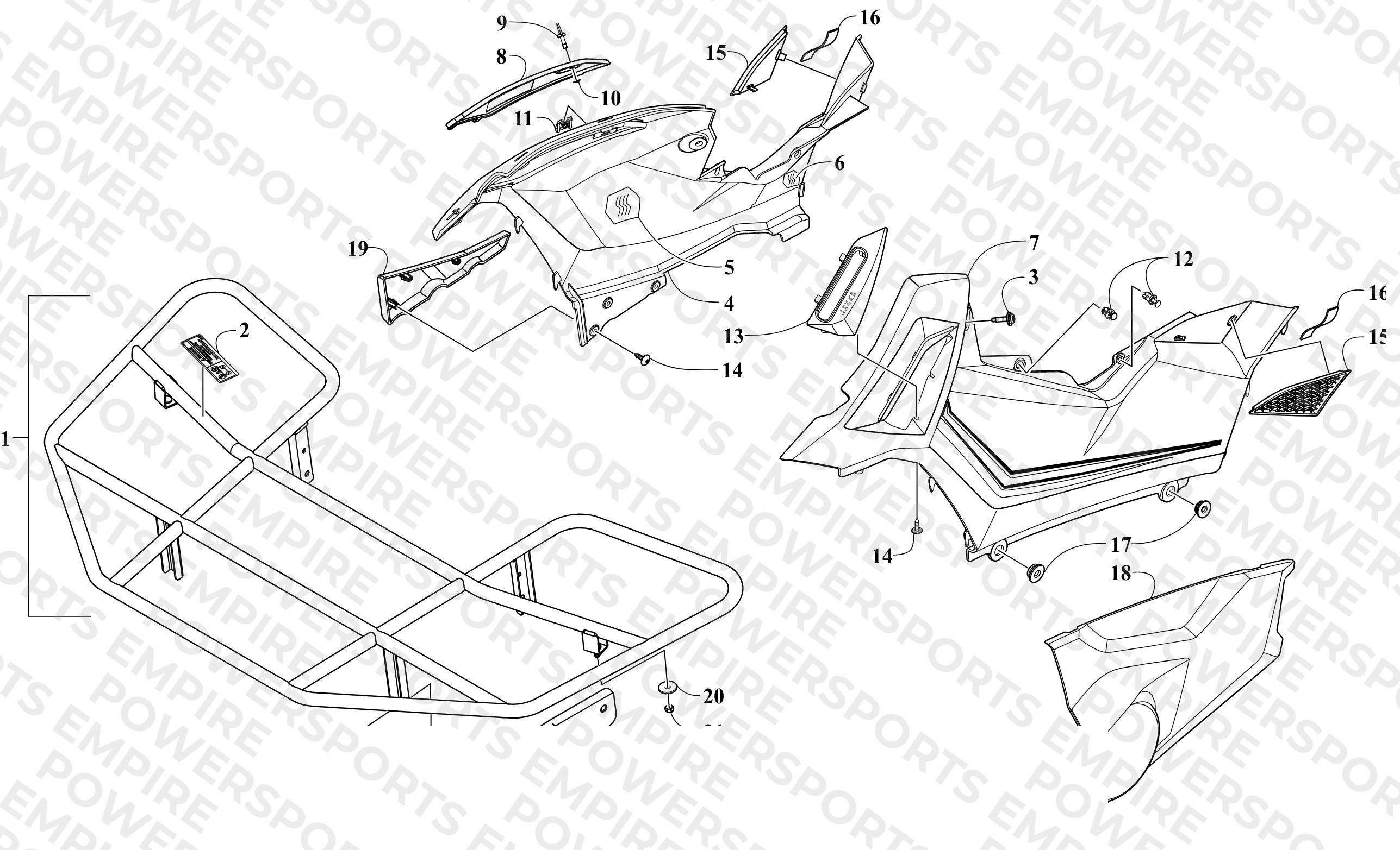 FRONT RACK AND SIDE PANEL ASSEMBLIES
