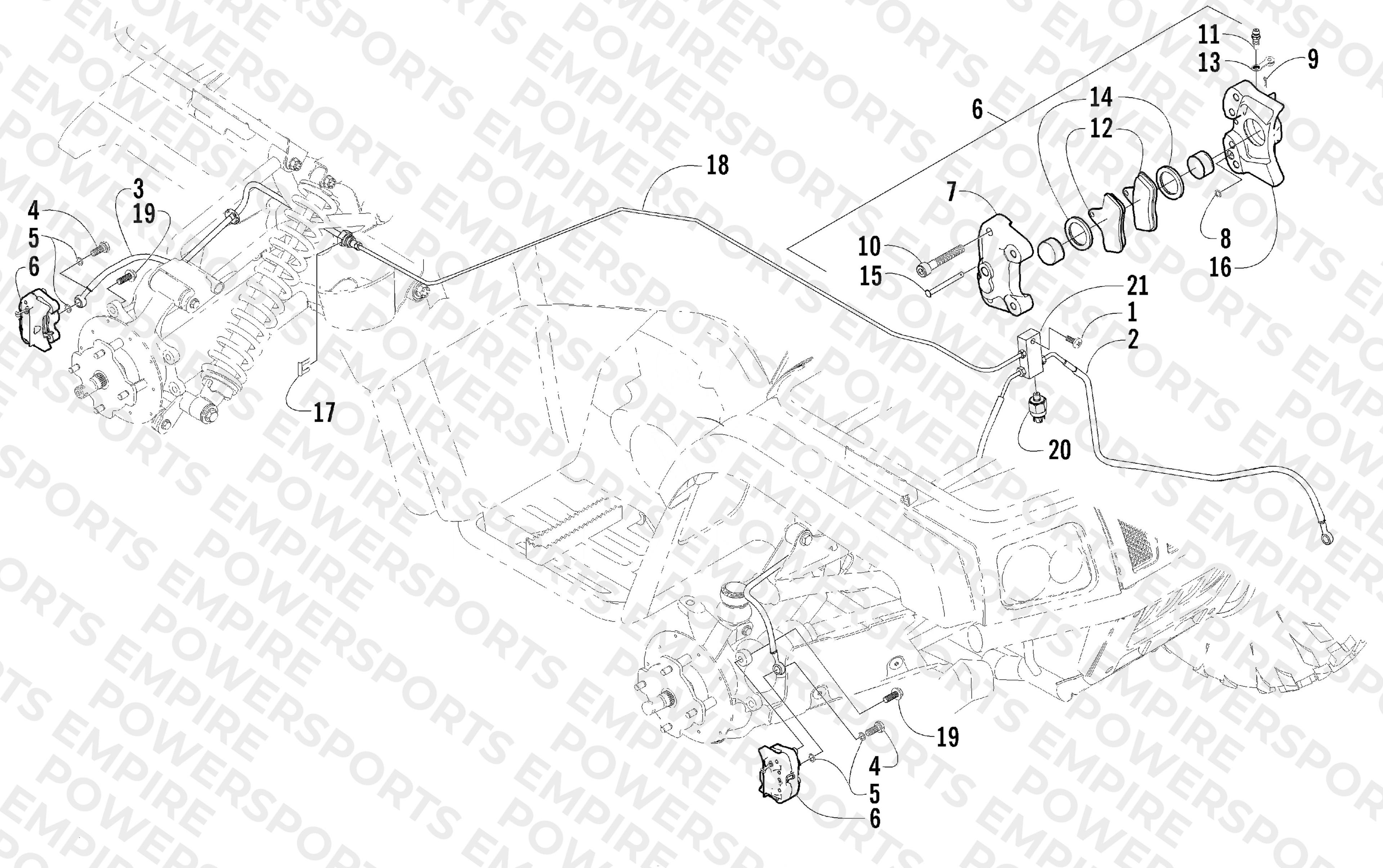 HYDRAULIC BRAKE ASSEMBLY