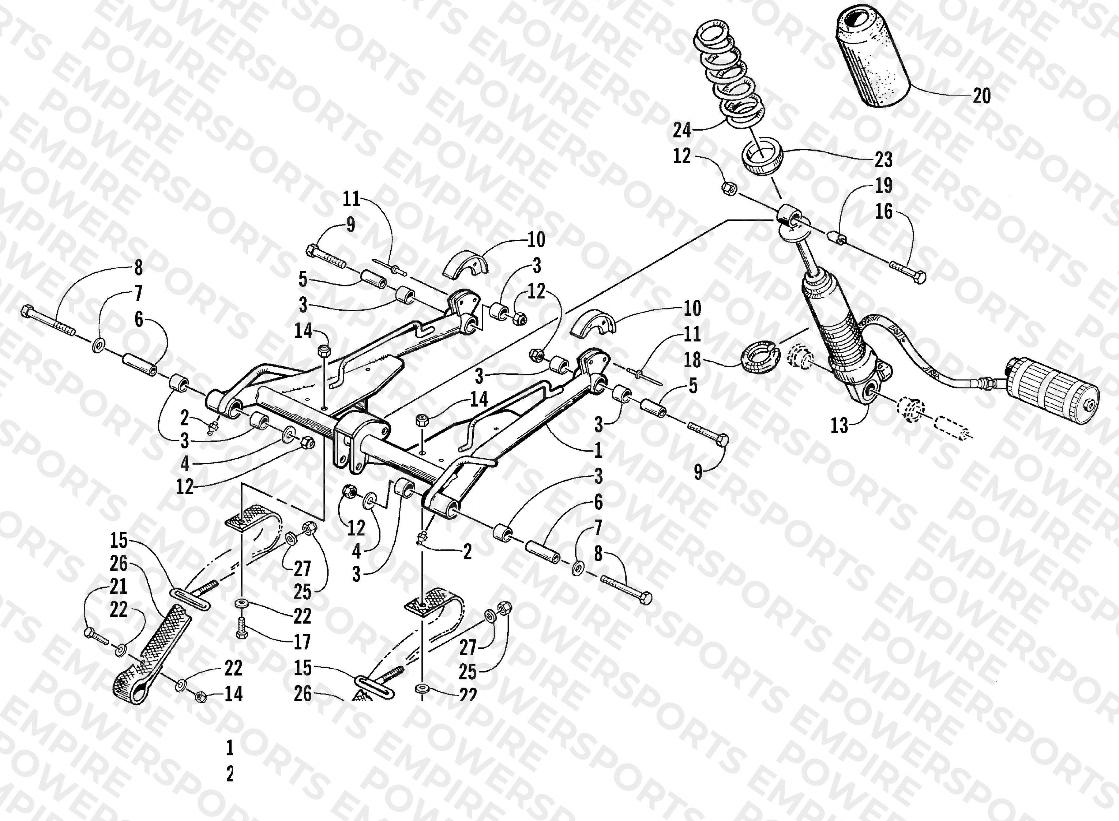 REAR SUSPENSION FRONT ARM ASSEMBLY