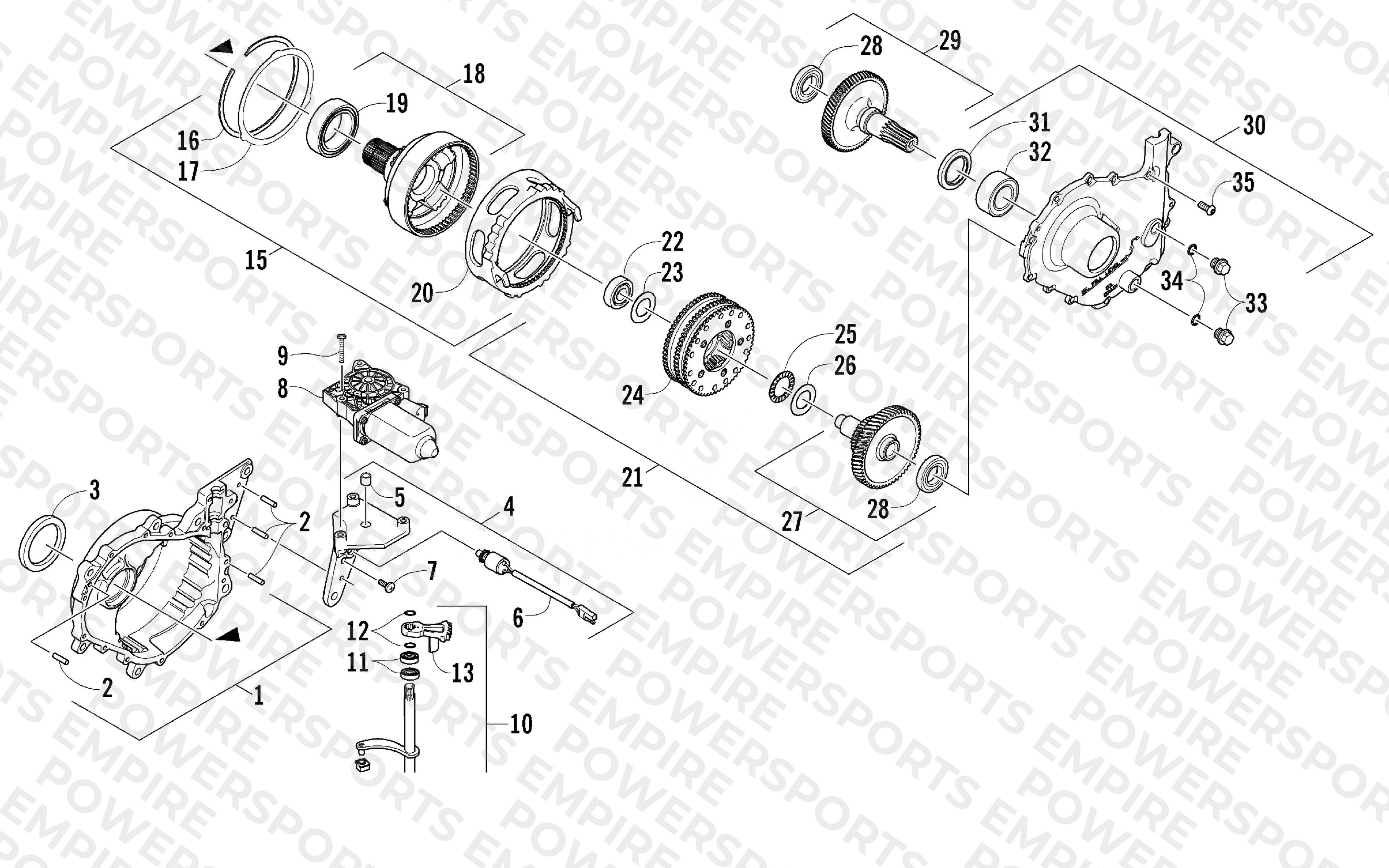 GEARCASE ASSEMBLY