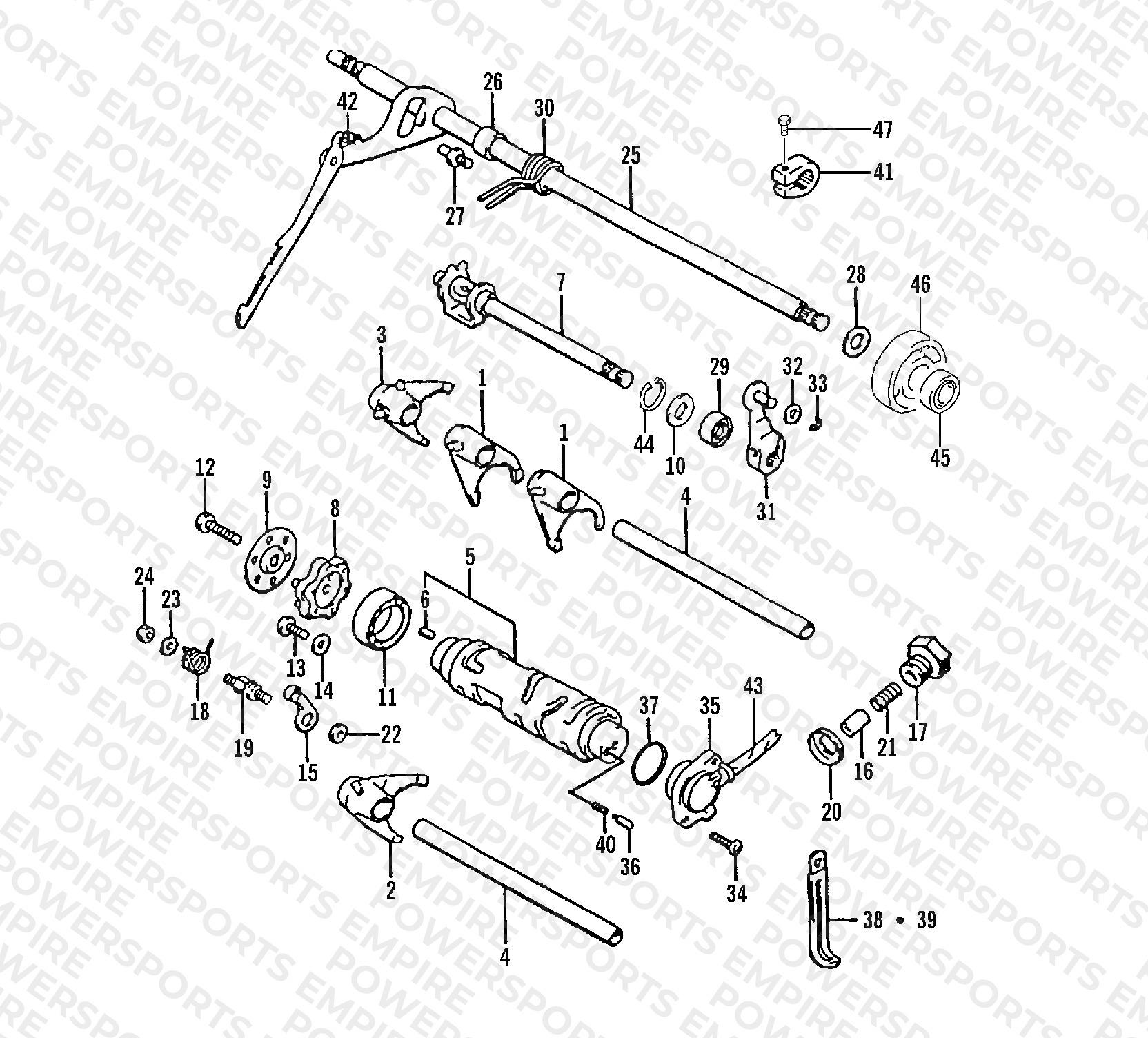 GEAR SHIFTING ASSEMBLY