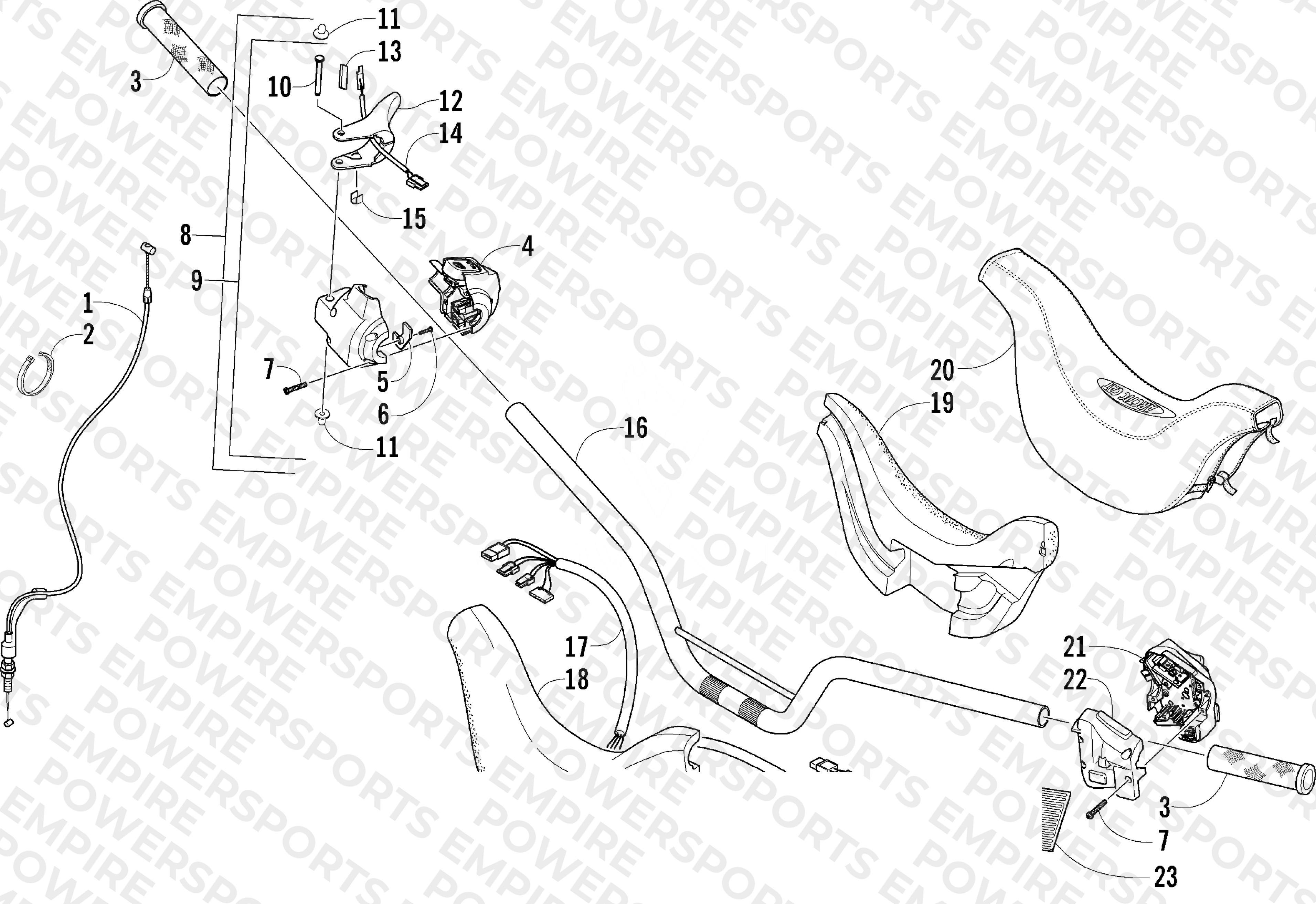 HANDLEBAR AND CONTROLS