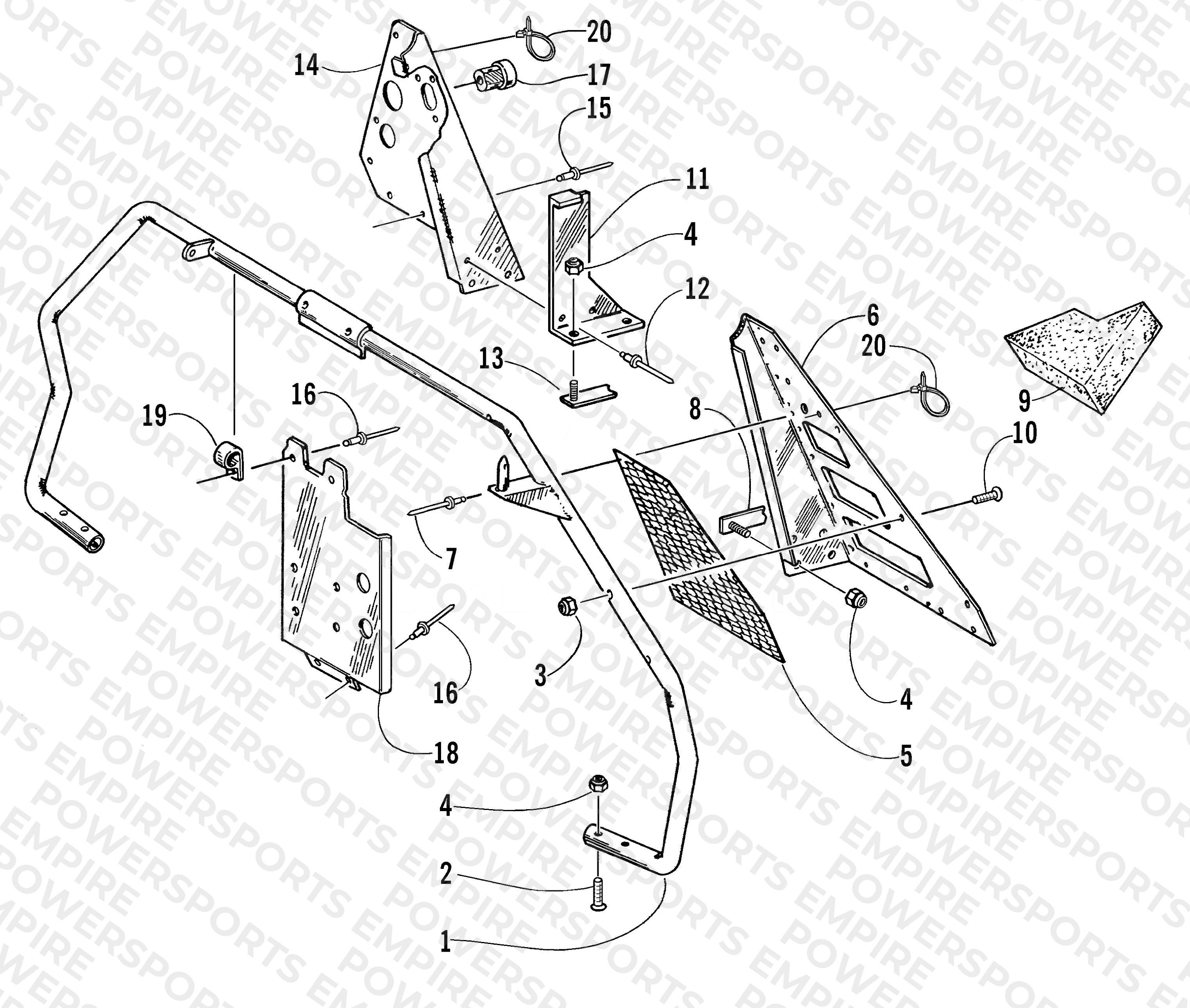 STEERING SUPPORT ASSEMBLY
