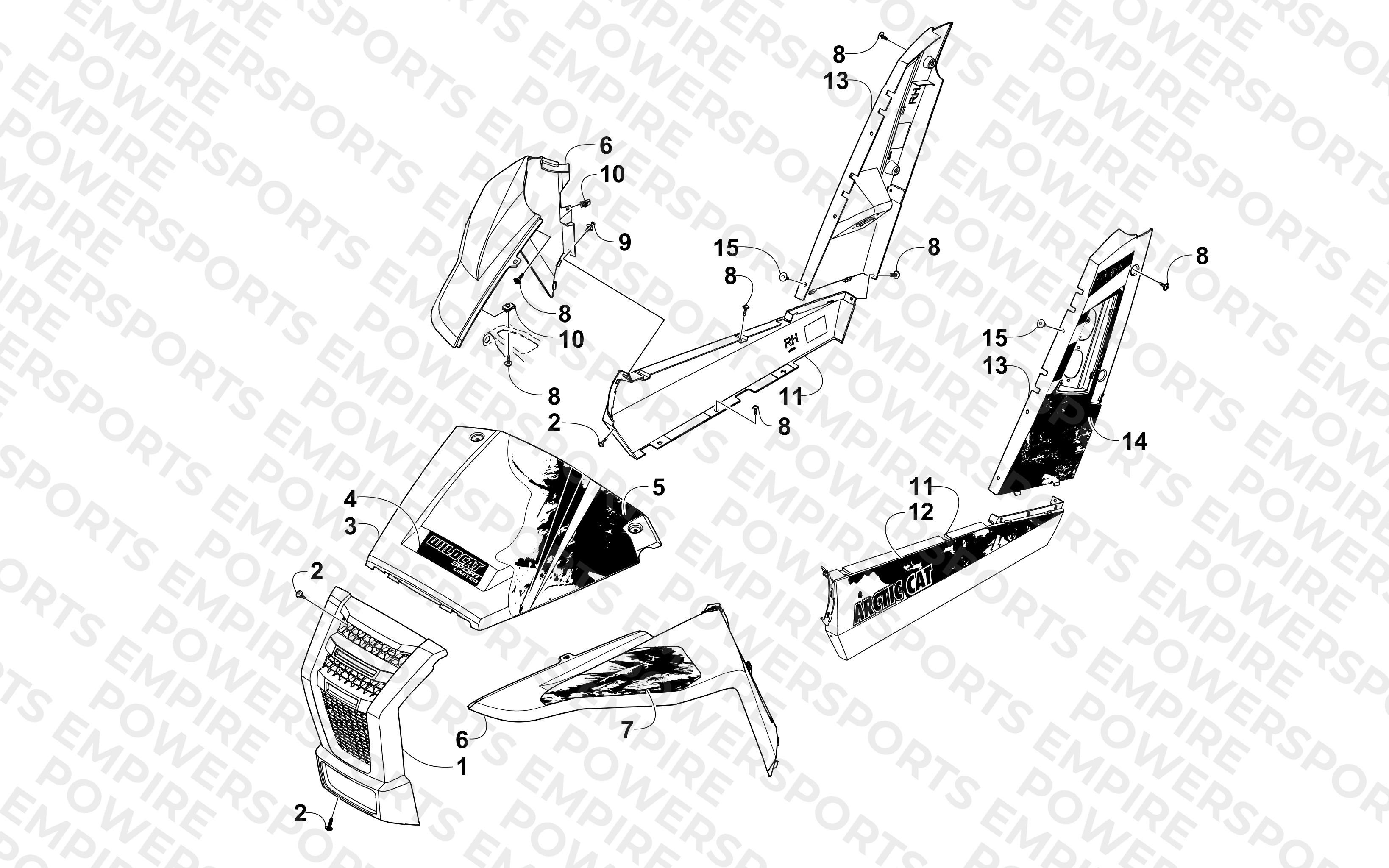 FRONT AND SIDE PANEL ASSEMBLIES