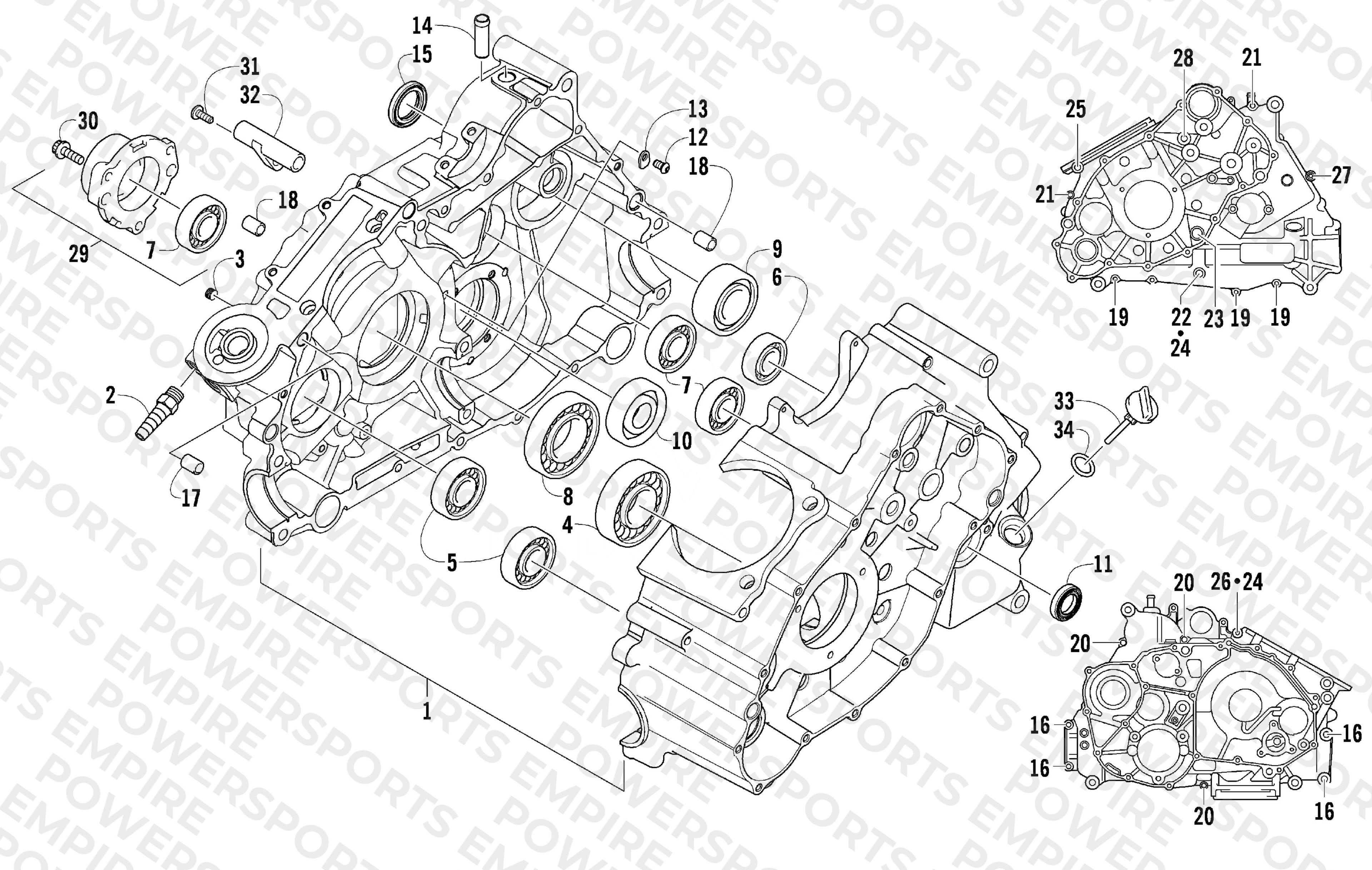 CRANKCASE ASSEMBLY