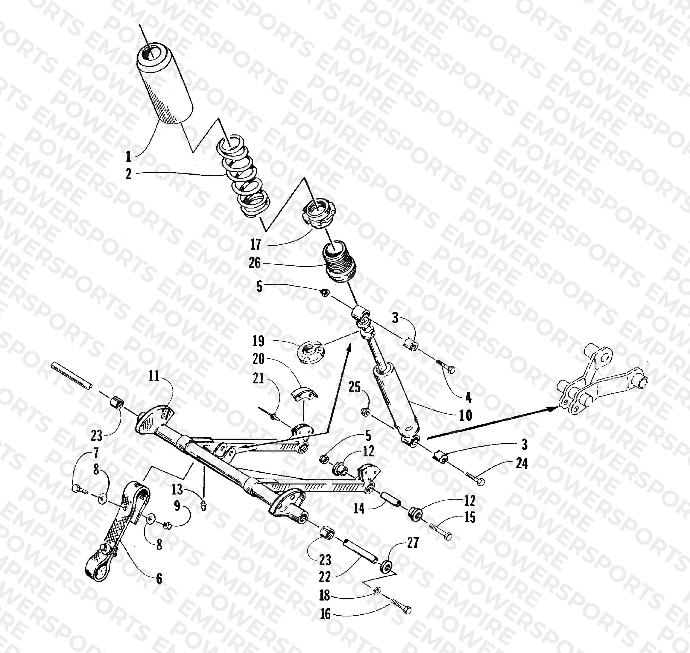 REAR SUSPENSION FRONT ARM