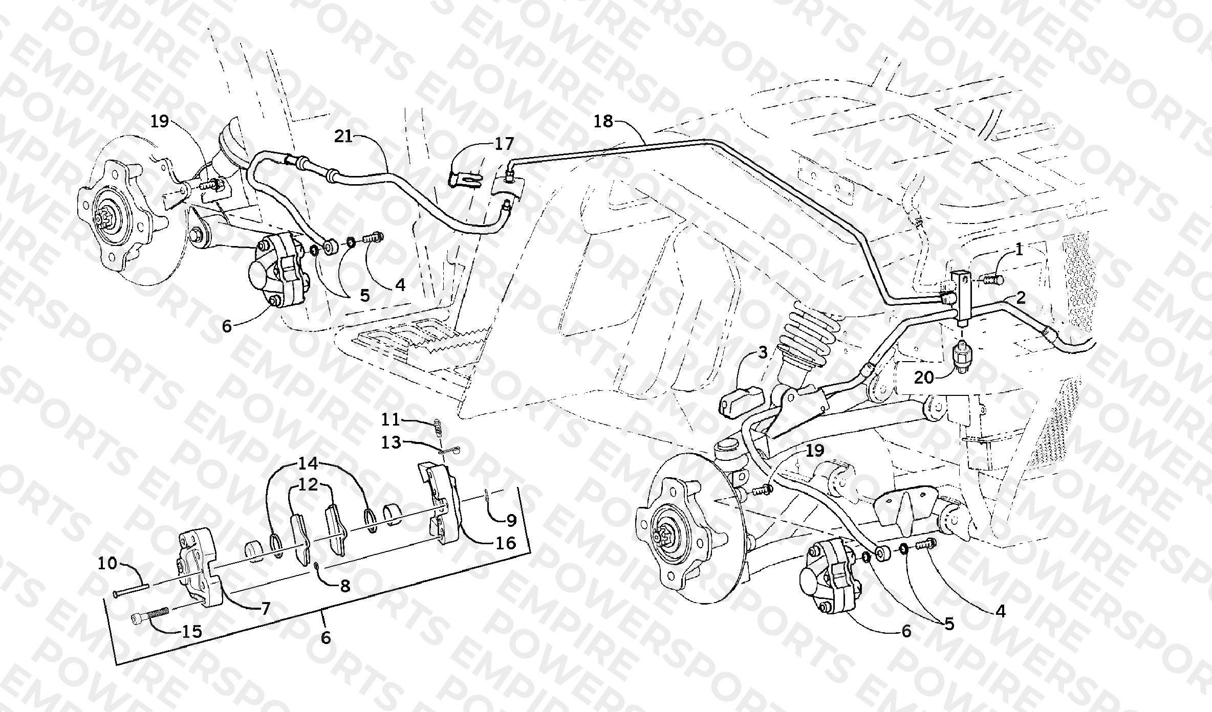 HYDRAULIC BRAKE ASSEMBLY