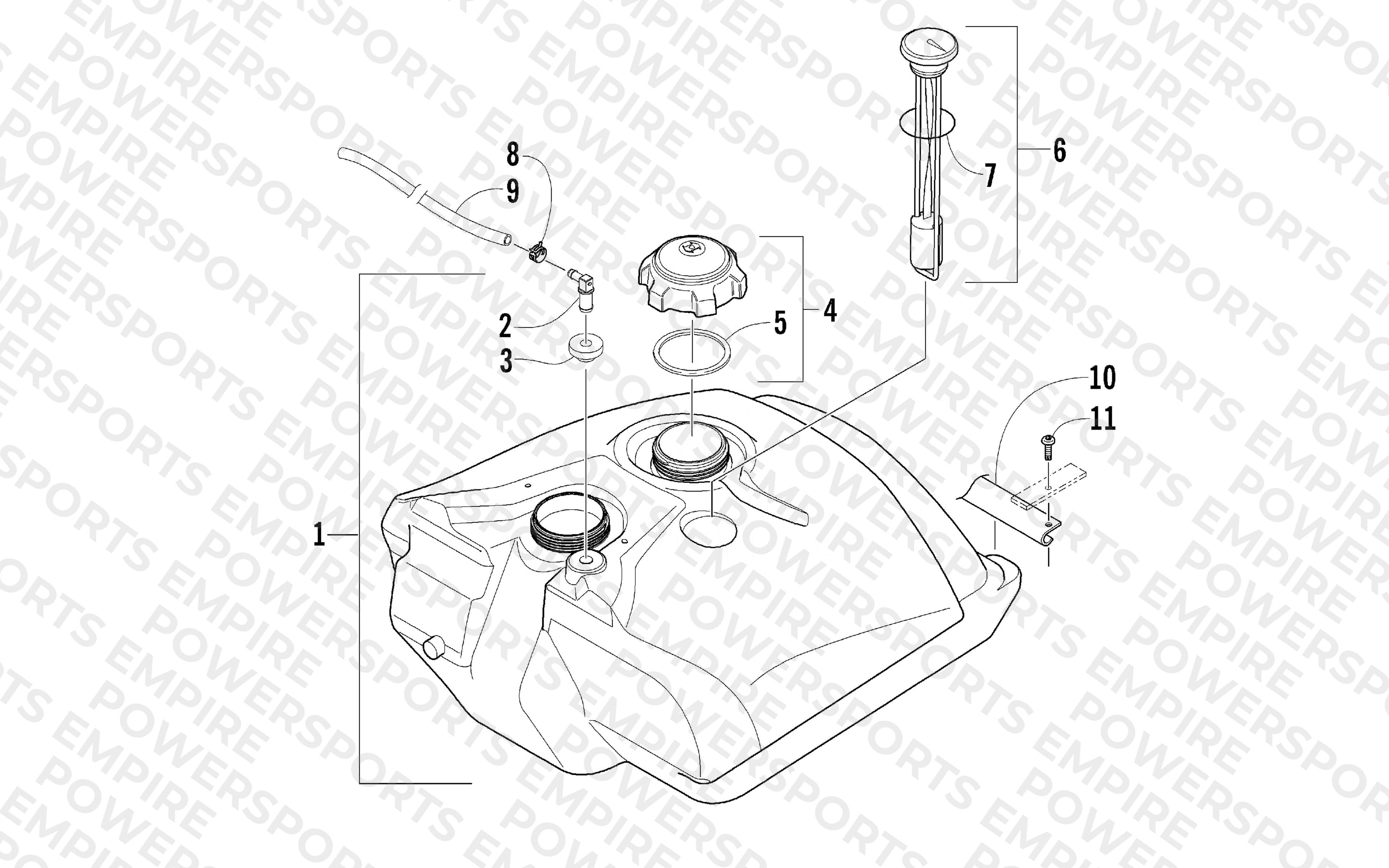 GAS TANK ASSEMBLY