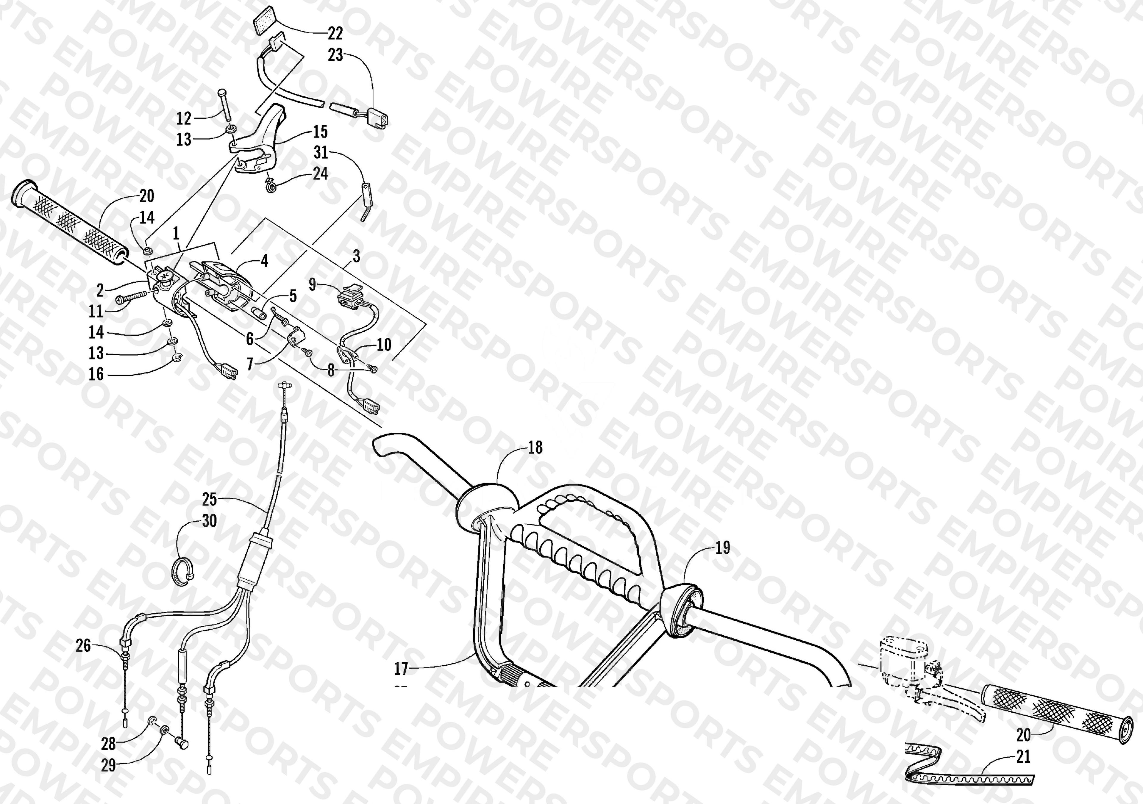 HANDLEBAR AND CONTROLS