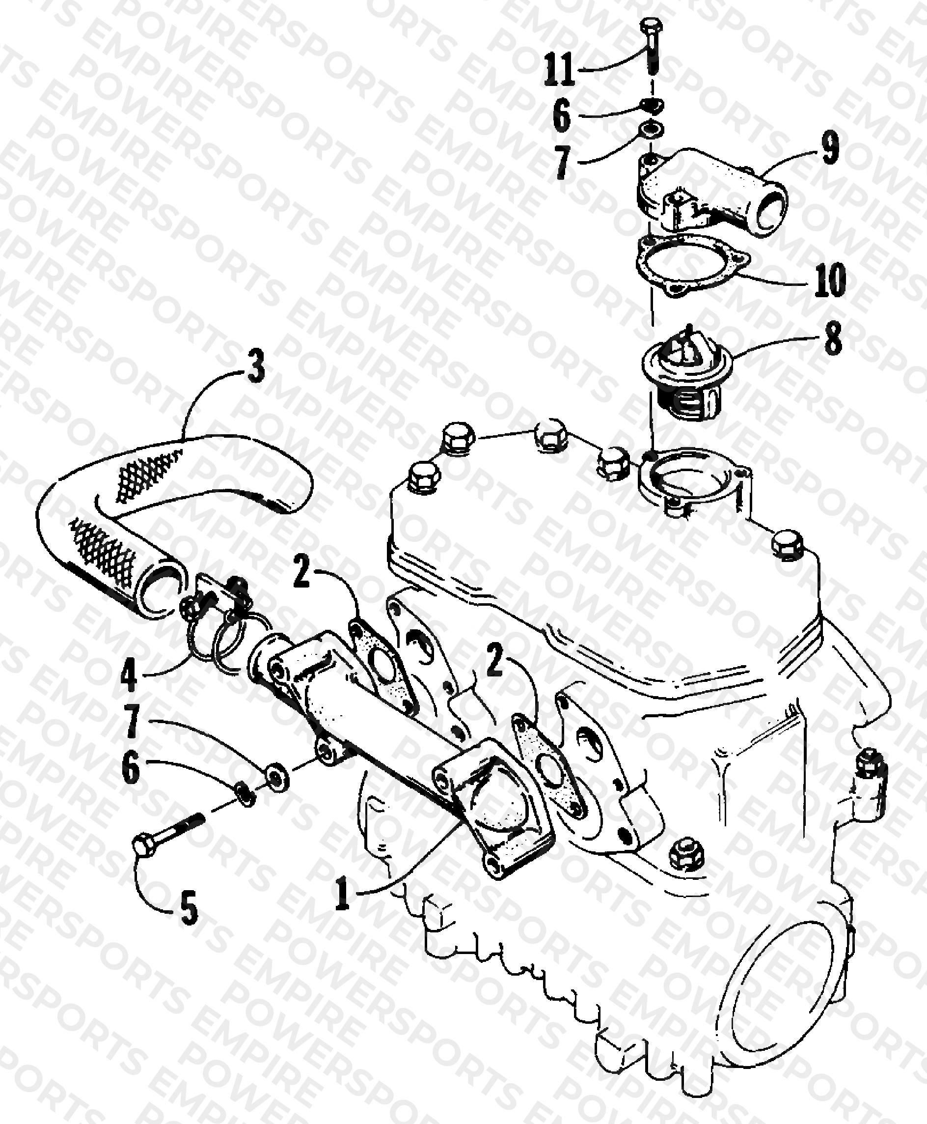 WATER INTAKE MANIFOLD