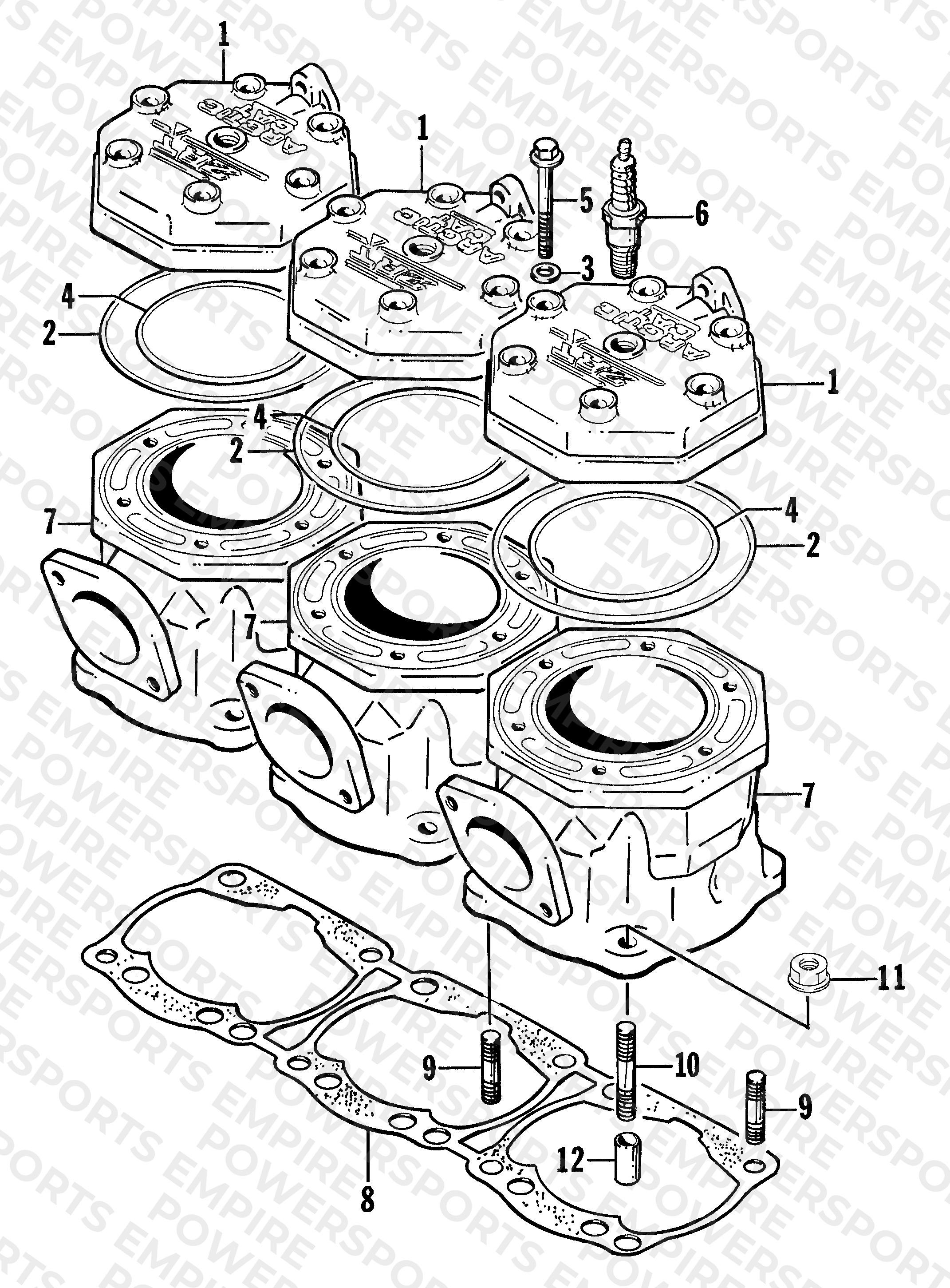 CYLINDER AND HEAD ASSEMBLY