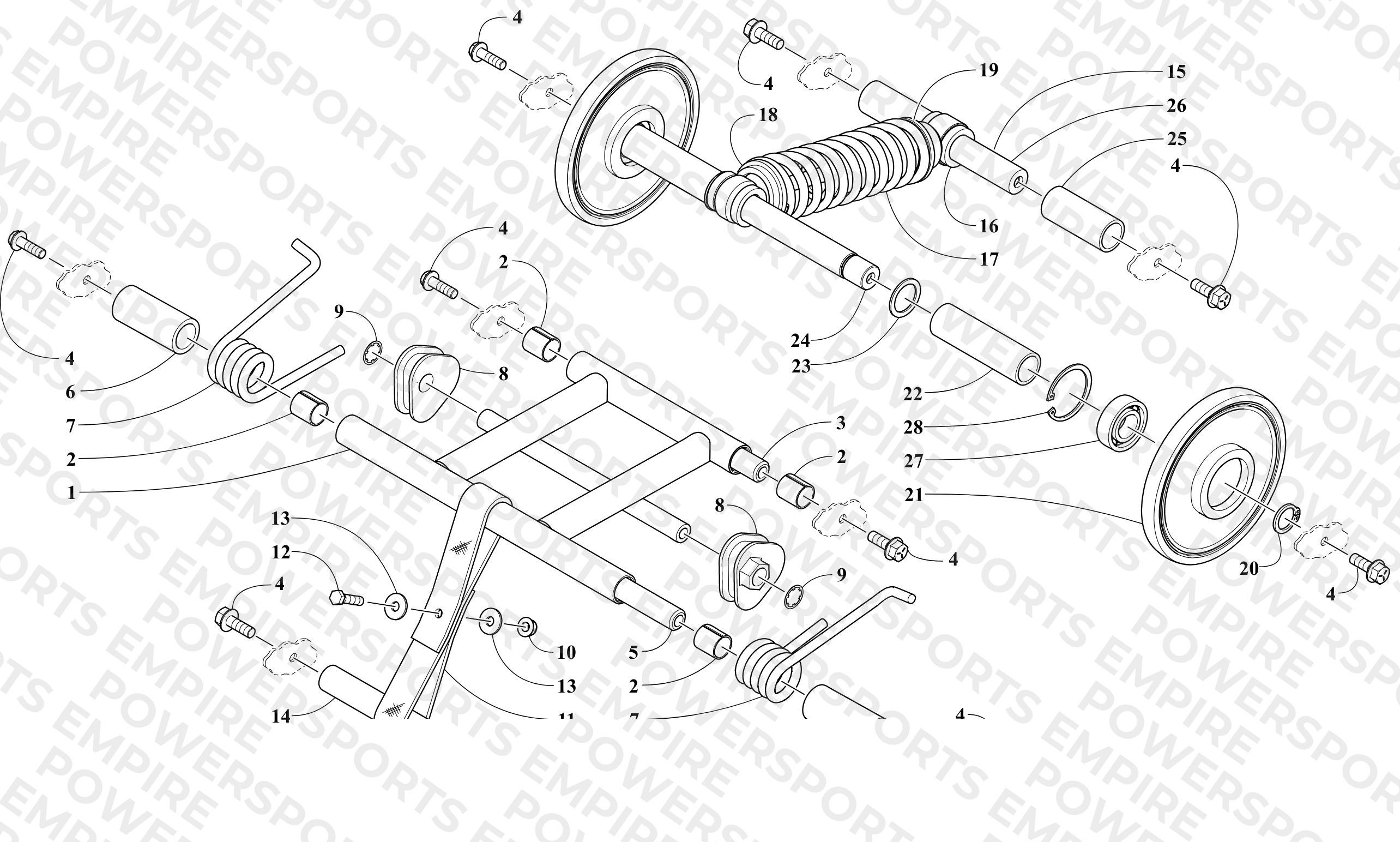 REAR SUSPENSION ARM ASSEMBLIES