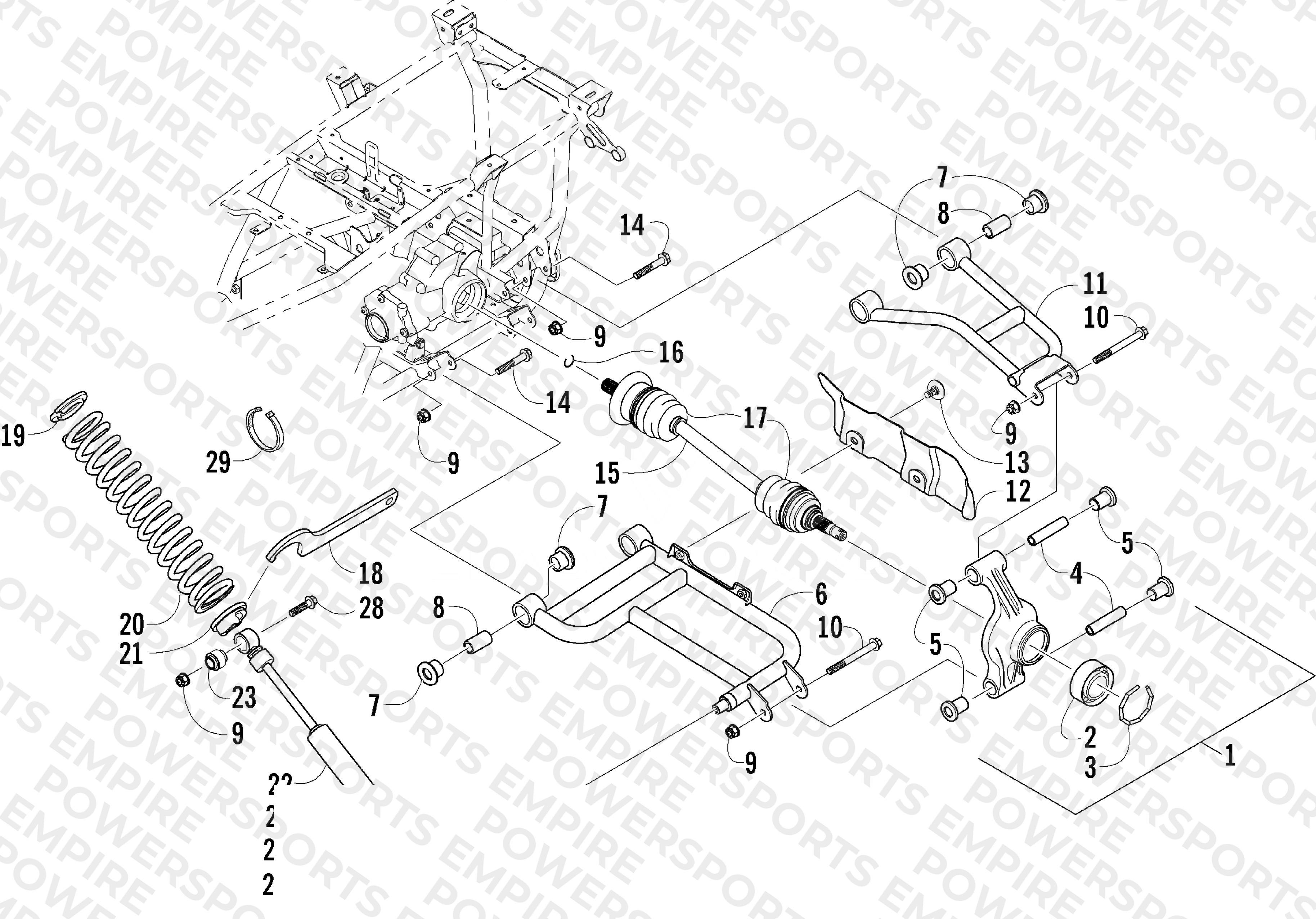 REAR SUSPENSION ASSEMBLY