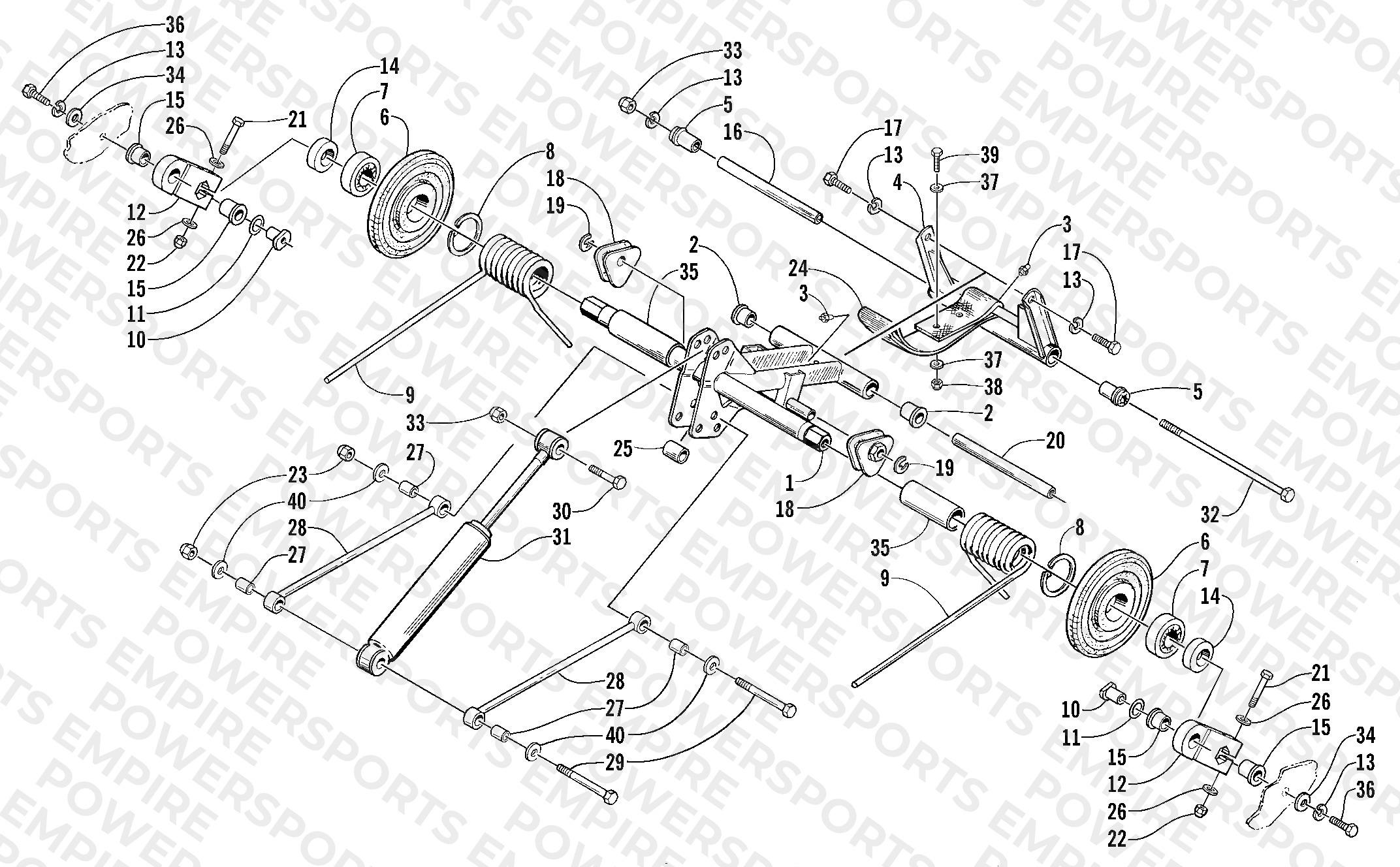 REAR SUSPENSION REAR ARM ASSEMBLY