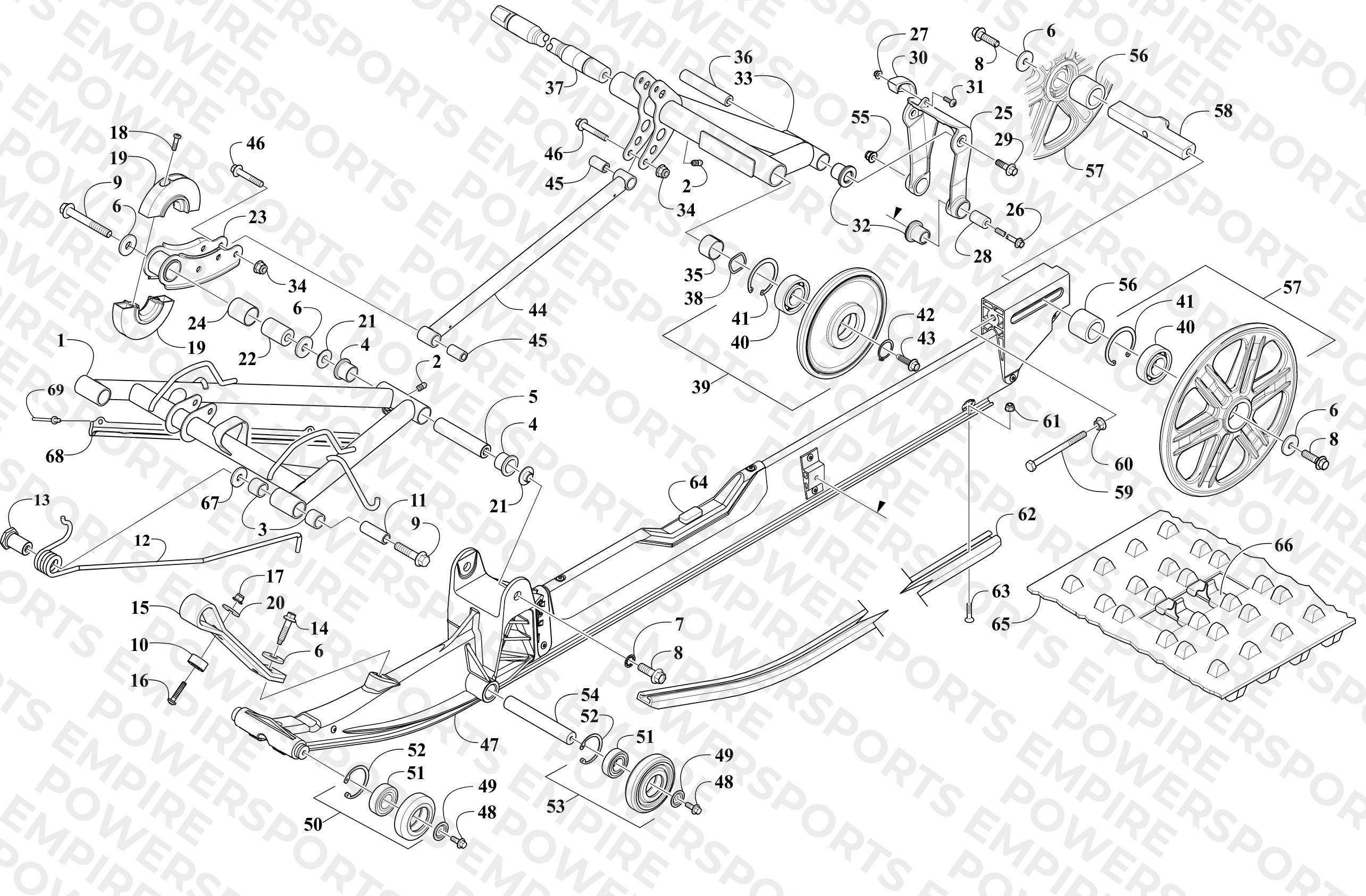 RAIL AND ARM ASSEMBLY
